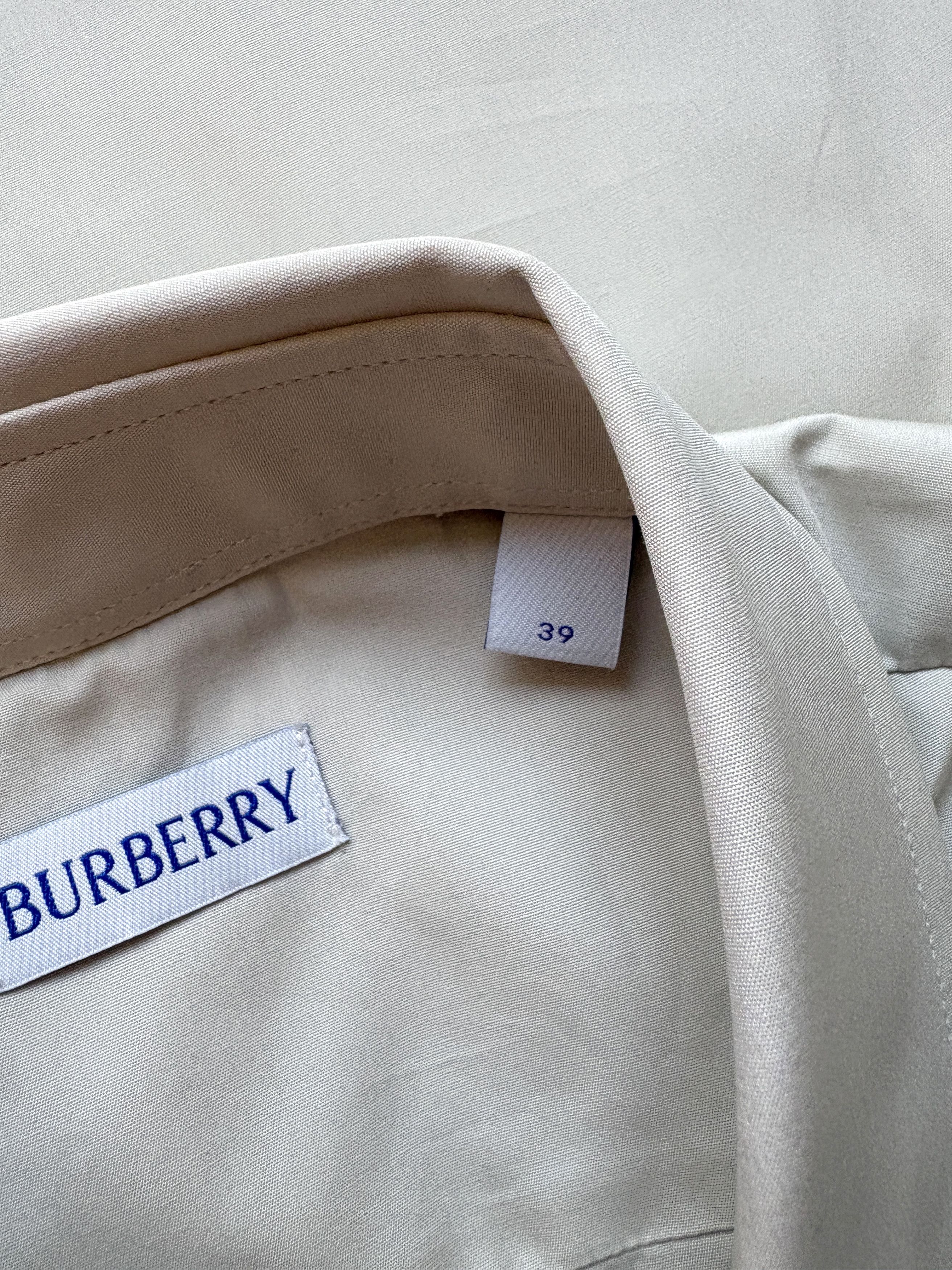 Burberry ⚡️QUICK SALE⚡️Burberry by Daniel Lee Beige Button Up Shirt Size US M / EU 48-50 / 2 - 4 Thumbnail