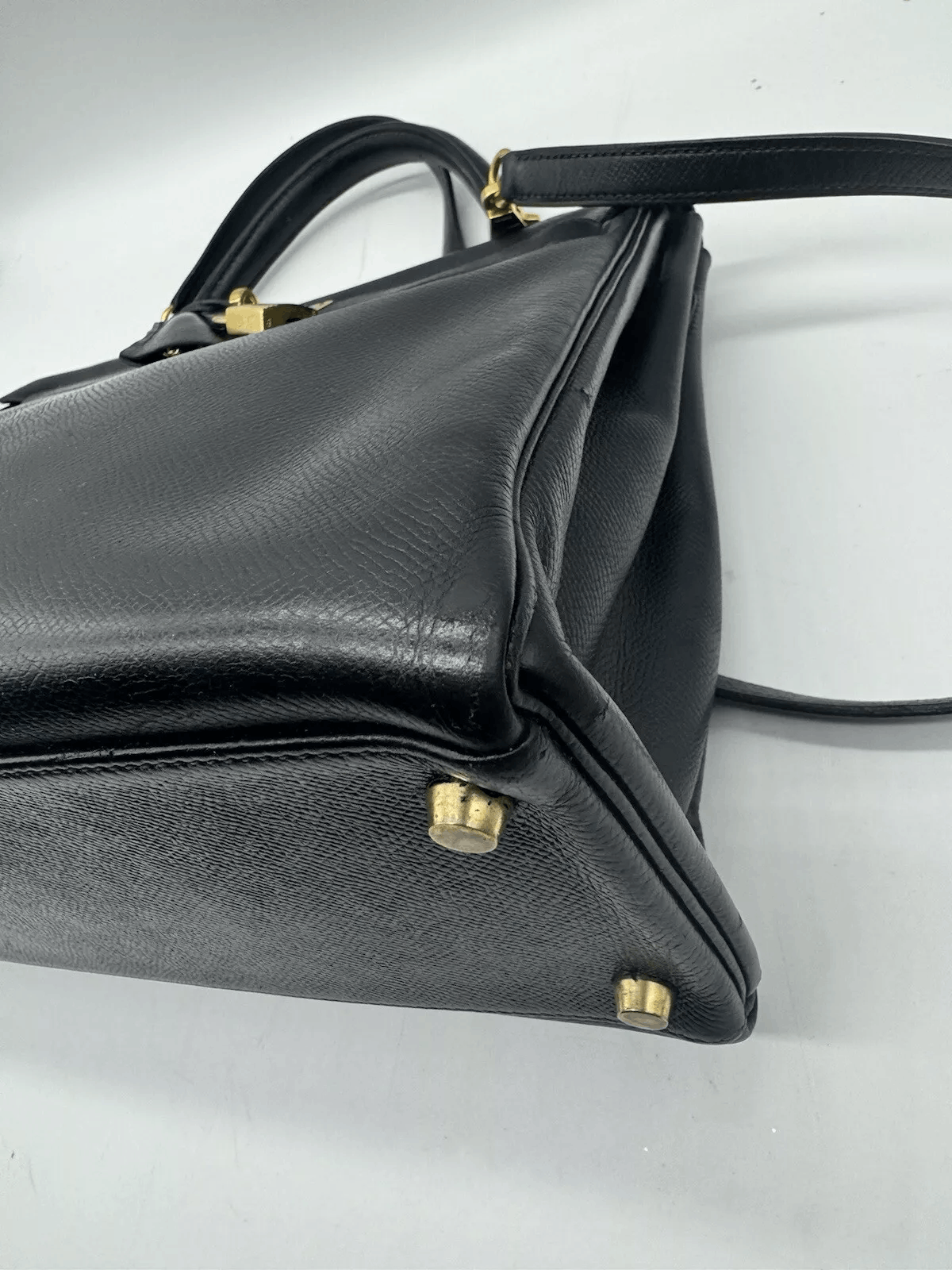 Hermes Hermes Kelly 32 Black Verso Courchevel Size ONE SIZE - 6 Thumbnail