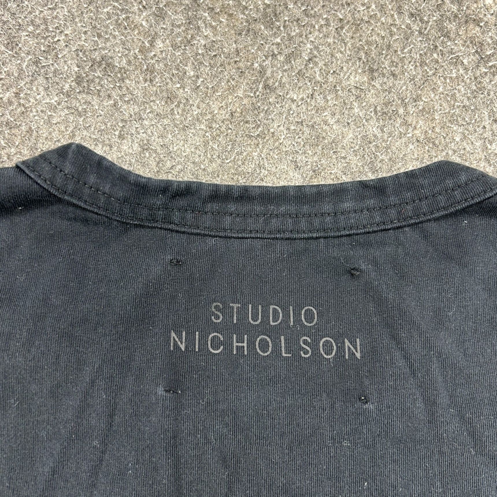 Studio Nicholson VINTAGE Studio Nicholson Sweatshirt Women 1 Black Pullover Cropped Cotton Oversized Boxy Crew Neck Logo Fleece 90s Skull Sweatshirt Womens Size XS / US 0-2 / IT 36-38 - 5 Thumbnail