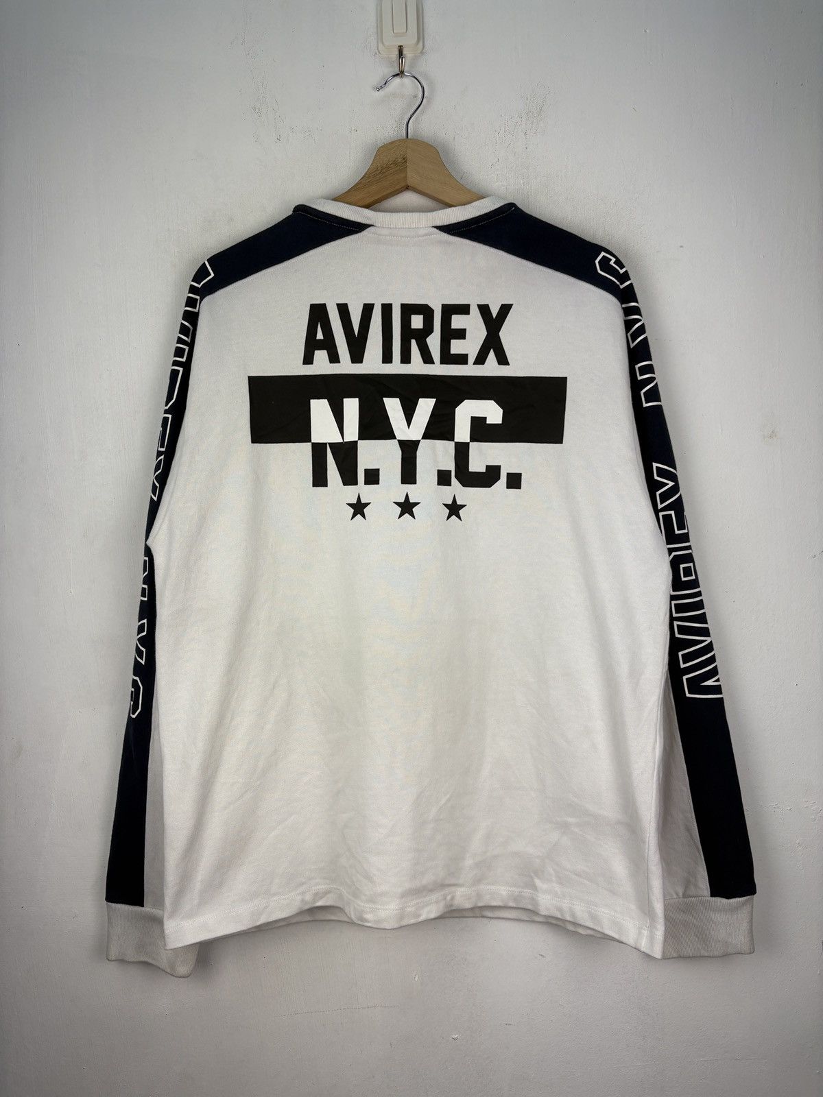 Avirex Avirex Big Logo Spell Out Crewneck Sweatshirt Size US L / EU 52-54 / 3 - 2 Thumbnail