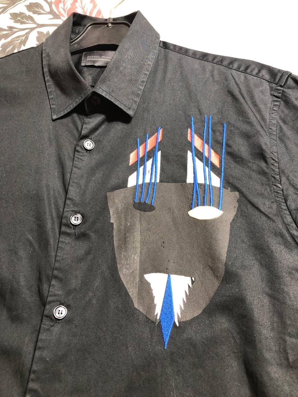 Diesel × Diesel Black Gold Diesel Black Gold Slim Fit Black Dress Shirt Size US S / EU 44-46 / 1 - 6 Thumbnail