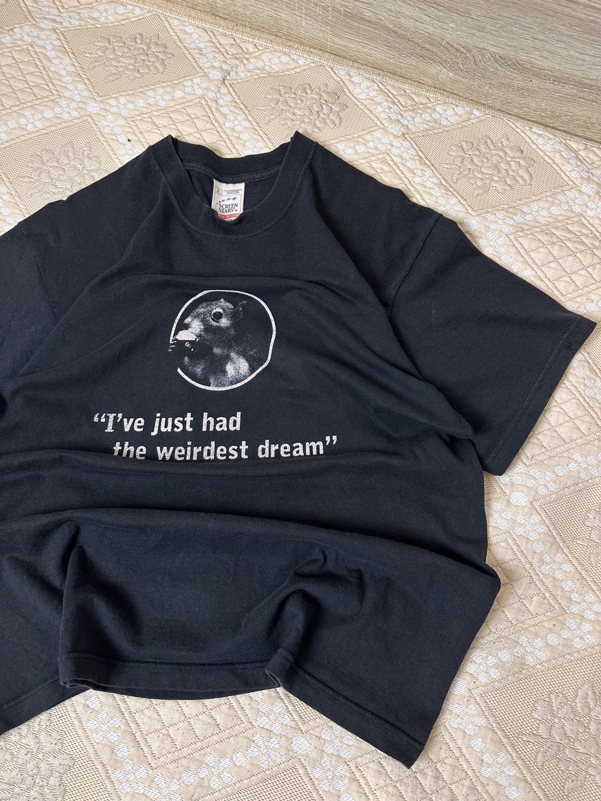 Drink Beer Save Water 🔥 Guinness Surreal Squirrel Dream Quote Vintage T Shirt Y2K Size US L / EU 52-54 / 3 - 1 Thumbnail