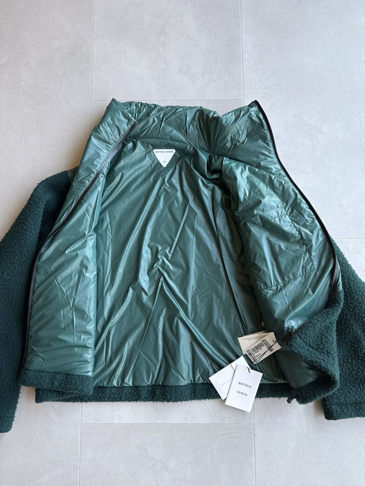 Bottega Veneta Bottega Veneta Hooded Panelled Fleece and Shell Jacket sz M Size US M / EU 48-50 / 2 - 5 Thumbnail