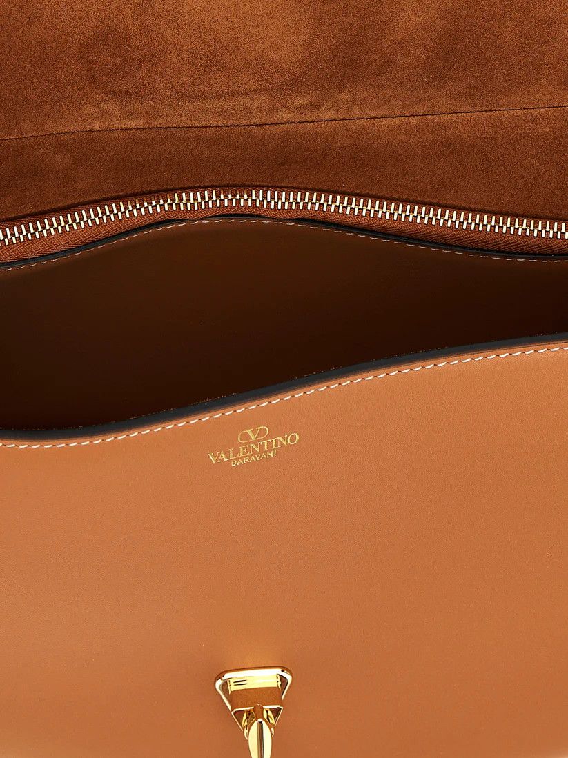 Valentino o1s22i1n0924 Size: OS / Small Ohval Shoulder Bag in Brown Size ONE SIZE - 4 Thumbnail