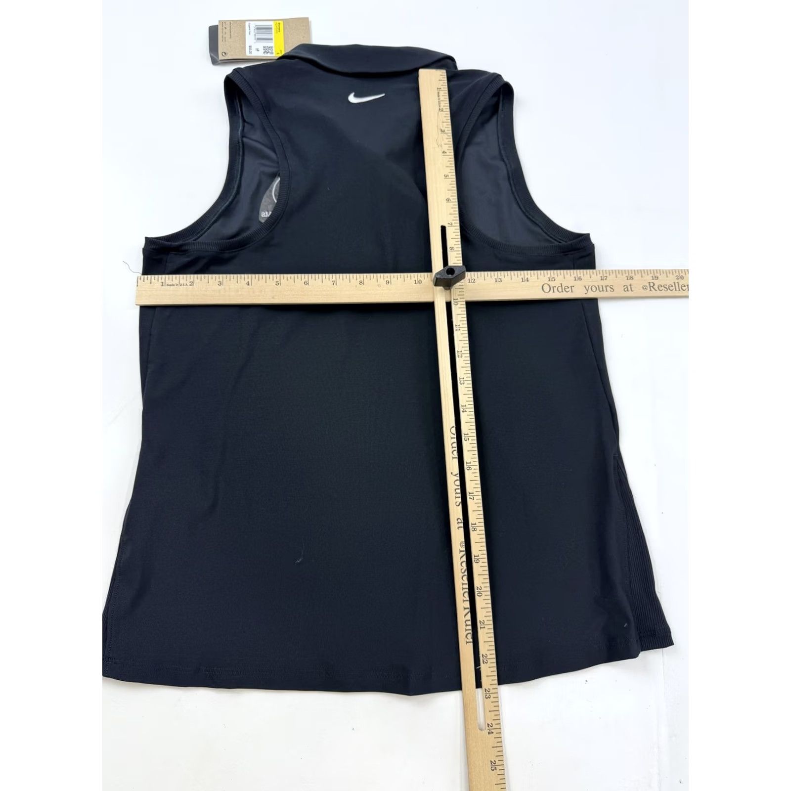 Nike Nike Polo Shirt Womens Small Black Dri-FIT Sleeveless Golf Polo Shirt Women's Size S / US 4 / IT 40 - 7 Thumbnail