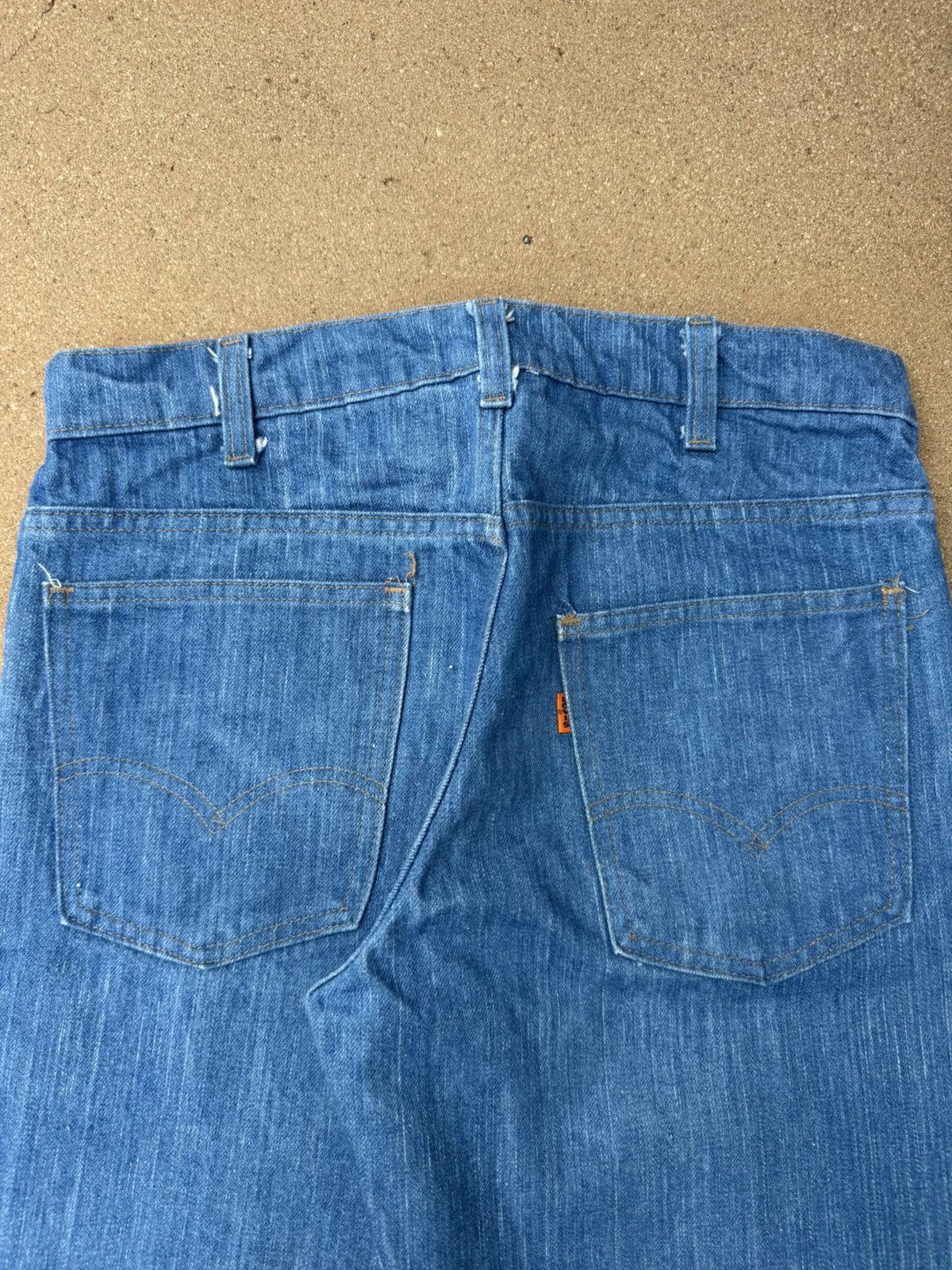 Levi's Vtg 70’s Levi’s 663 Orange Tab Bellbottom Flare Jeans 32x31 Size US 32 / EU 48 - 7 Thumbnail