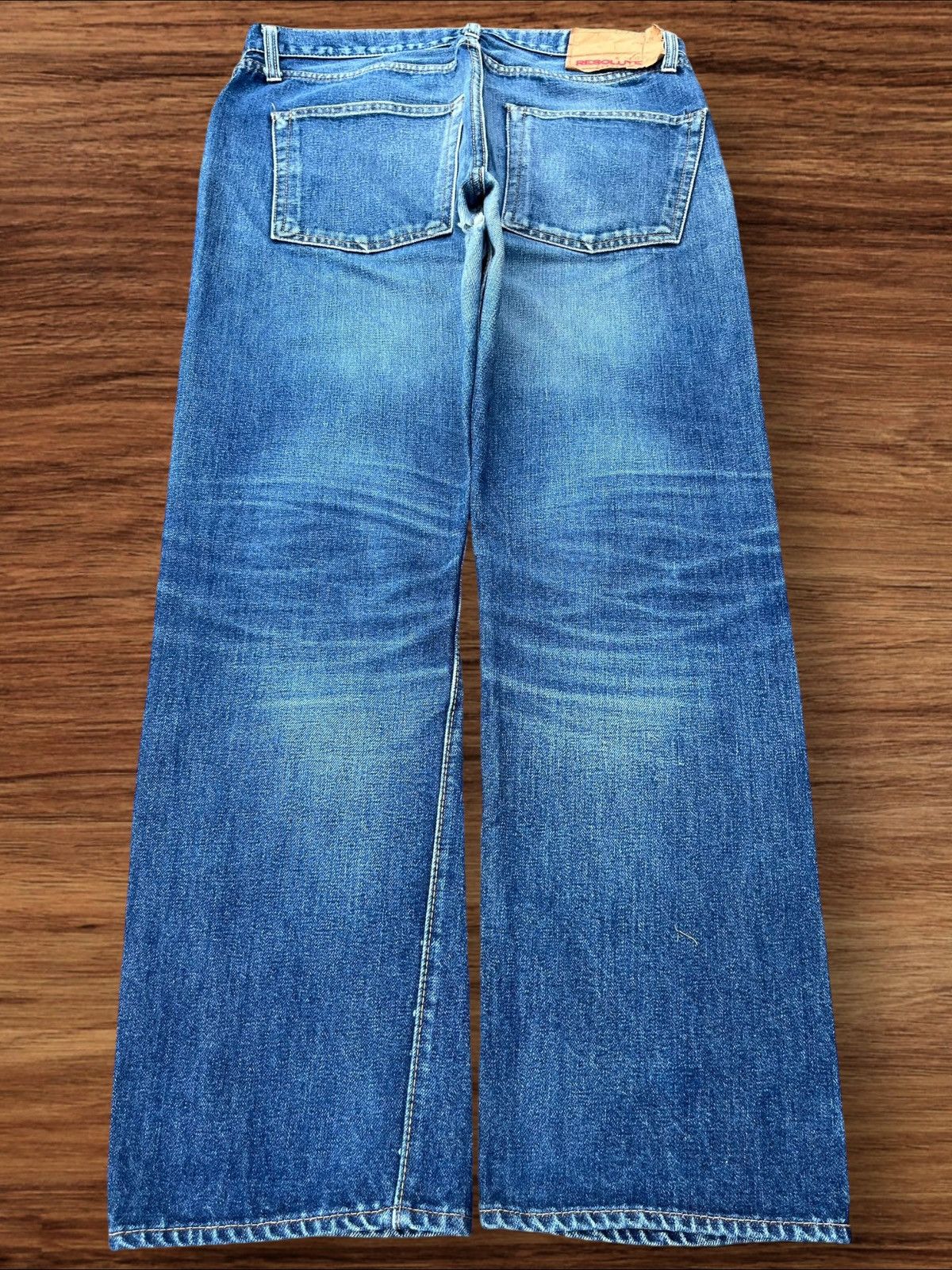 Japanese Brand Vintage Japanese Brand Buttonfly Redline Selvedge Jeans Size US 32 / EU 48 - 3 Thumbnail