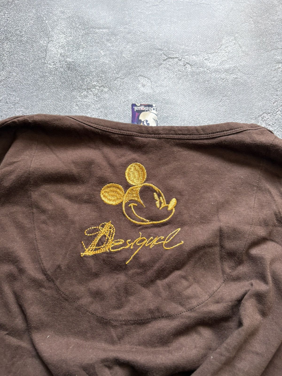 Jean Paul Gaultier Crazy Desigual JPG Vibe Disney Mickey Mouse Long Sleeve Top Size XL / US 12-14 / IT 48-50 - 12 Thumbnail
