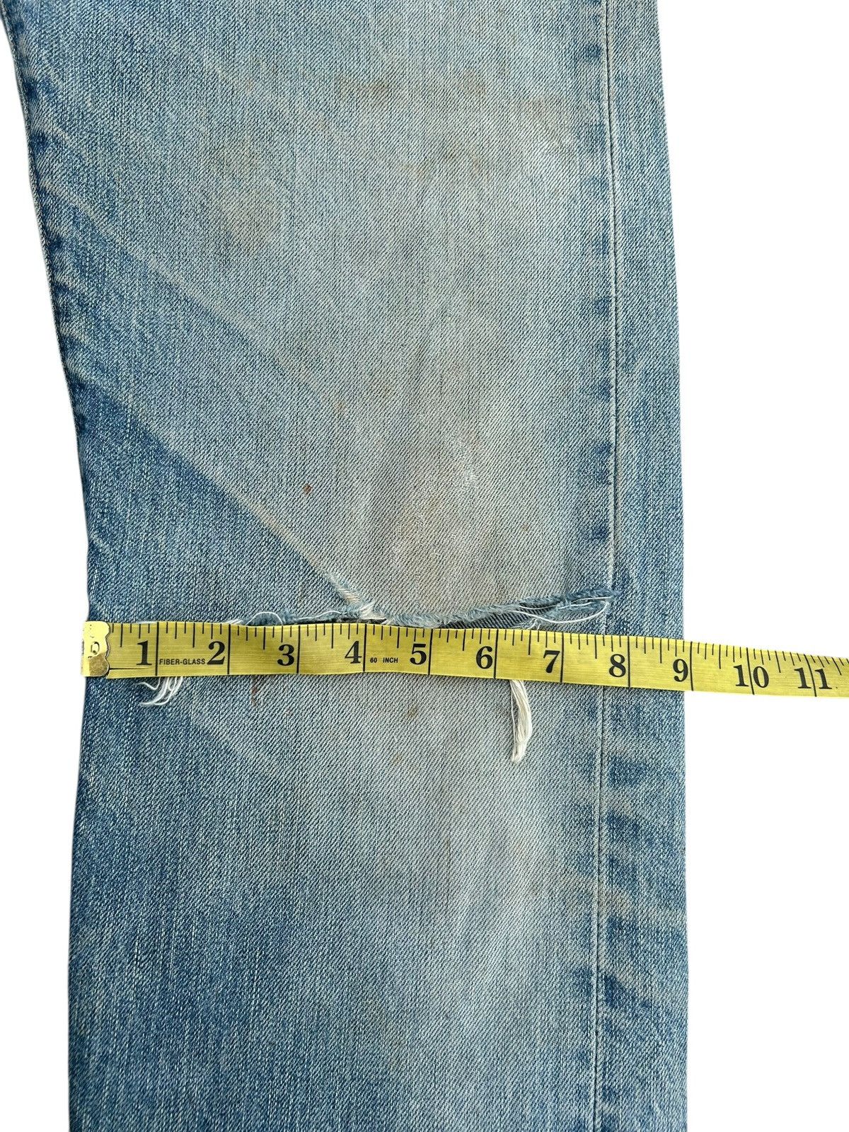 Kapital Thrashed Vintage Levis big E Selvedge Denim Jeans Size US 32 / EU 48 - 23 Thumbnail