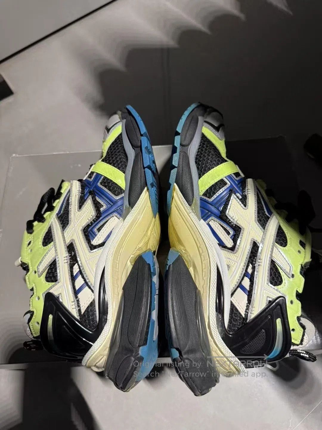Balenciaga Balenciaga Runner Black Green Size 40. Size US 7 / EU 40 - 5 Thumbnail
