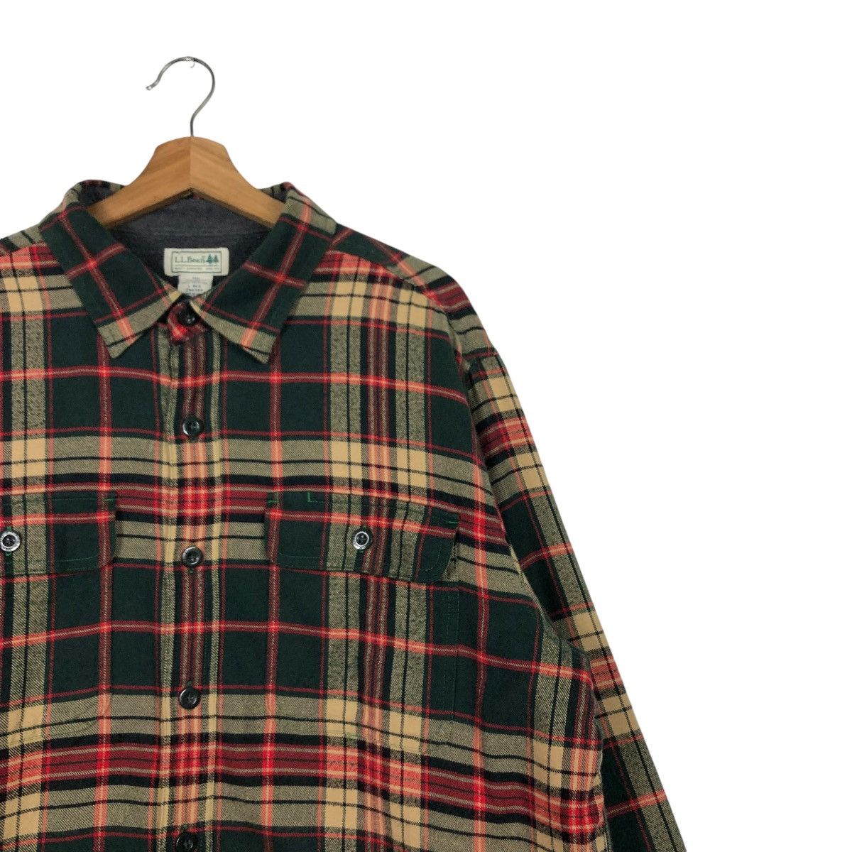 Japanese Brand 🔥VINTAGE FLANNEL SHIRT JACKET L.L.BEAN CHORE TARTAN DESIGN Size US L / EU 52-54 / 3 - 8 Thumbnail