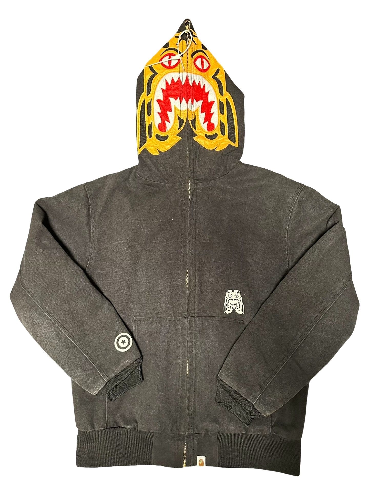 Bape BAPE Tiger Shark Hoodie Size M Size US M / EU 48-50 / 2 - 1 Thumbnail