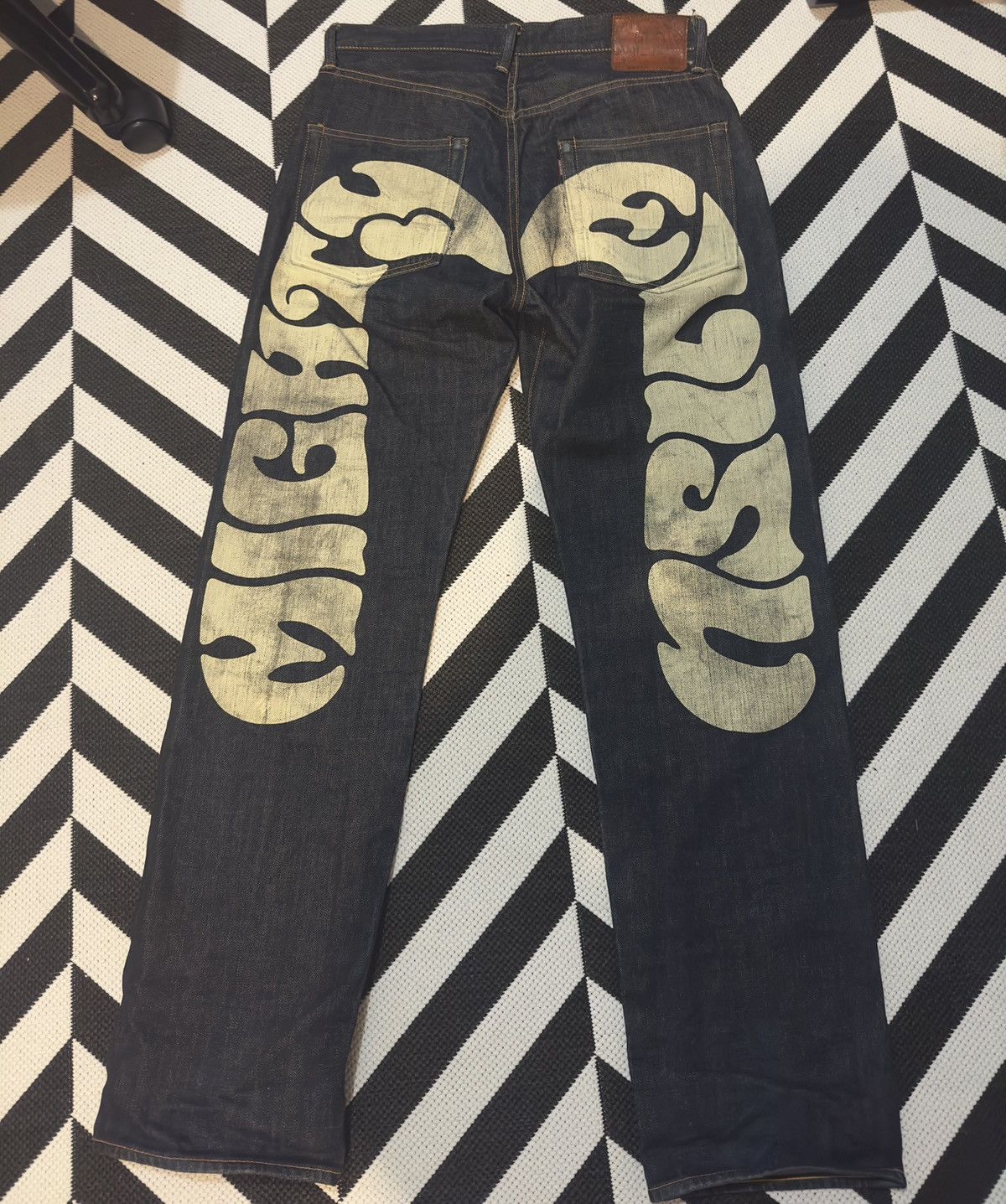 image of 2001 Evisu Denim No. 2 - "mighty Evisu" in Dark Blue, Men's (Size 31)