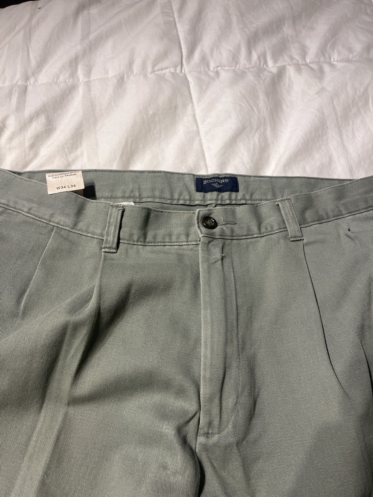 Dockers × Vintage Pastel Green Thrifted Dockers Size US 34 / EU 50 - 2 Thumbnail