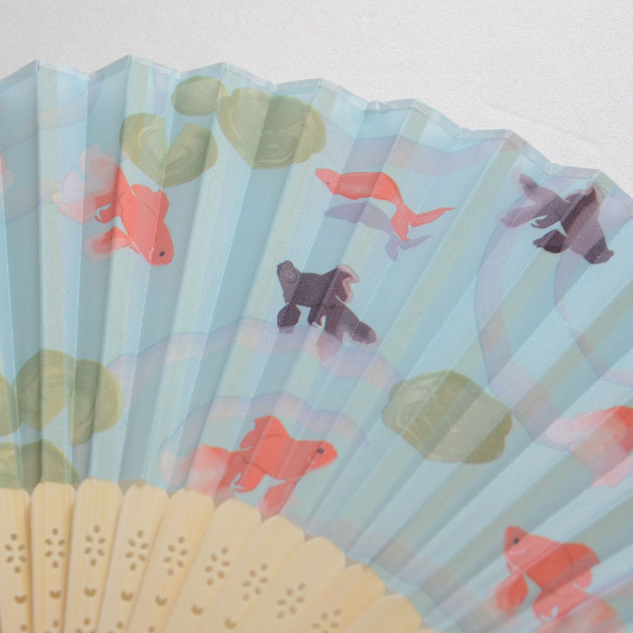 Other Japanese Folding Fan Sensu with Goldfish and Demekin Design Size ONE SIZE - 9 Thumbnail