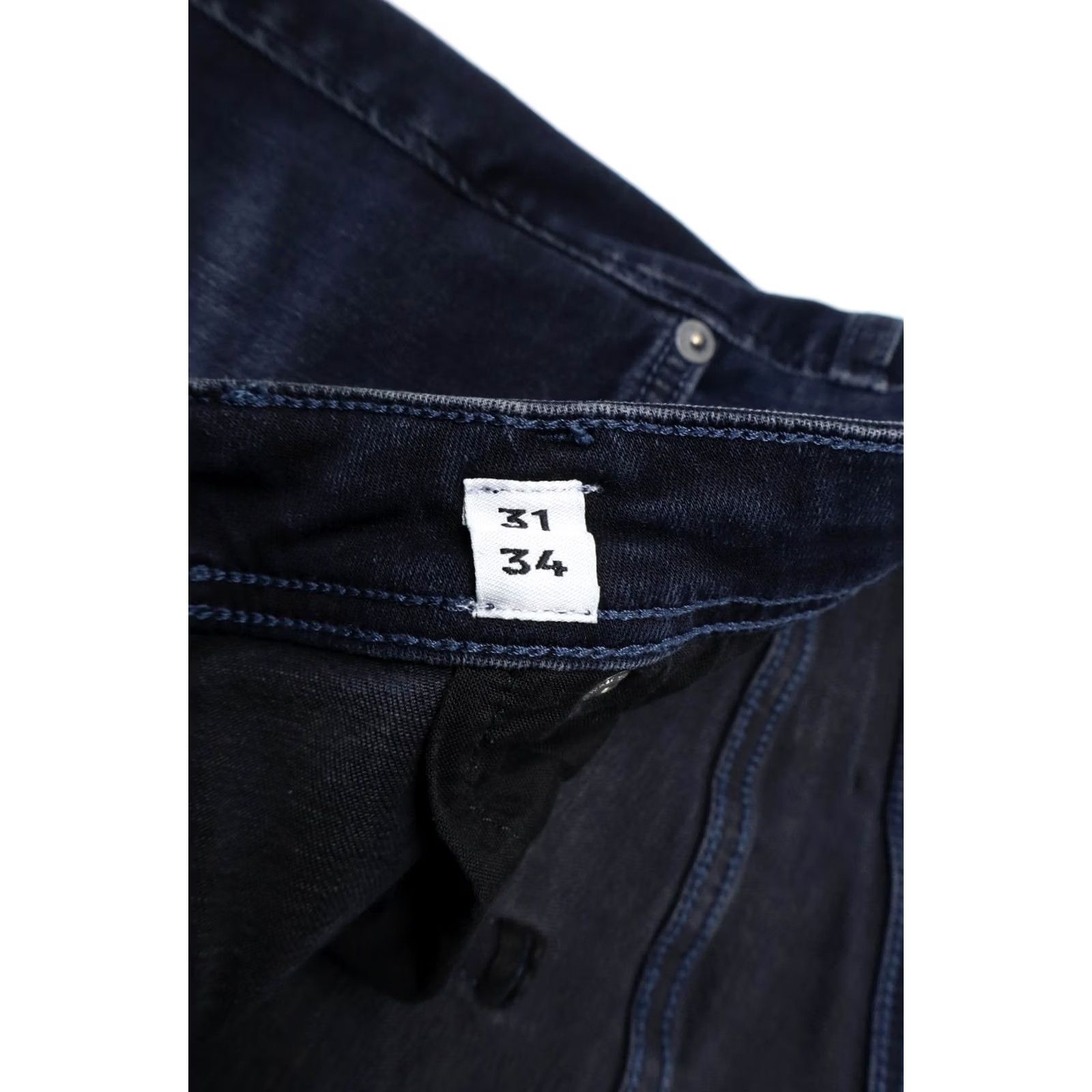 Jack & Jones JACK & JONES Slim/Glenn Jeans Men's W31/L34 Dark Blue Faded Whiskers Stretched Jeans Slim Mens W31/L34 Blue 90s-style? Size US 31 - 6 Thumbnail