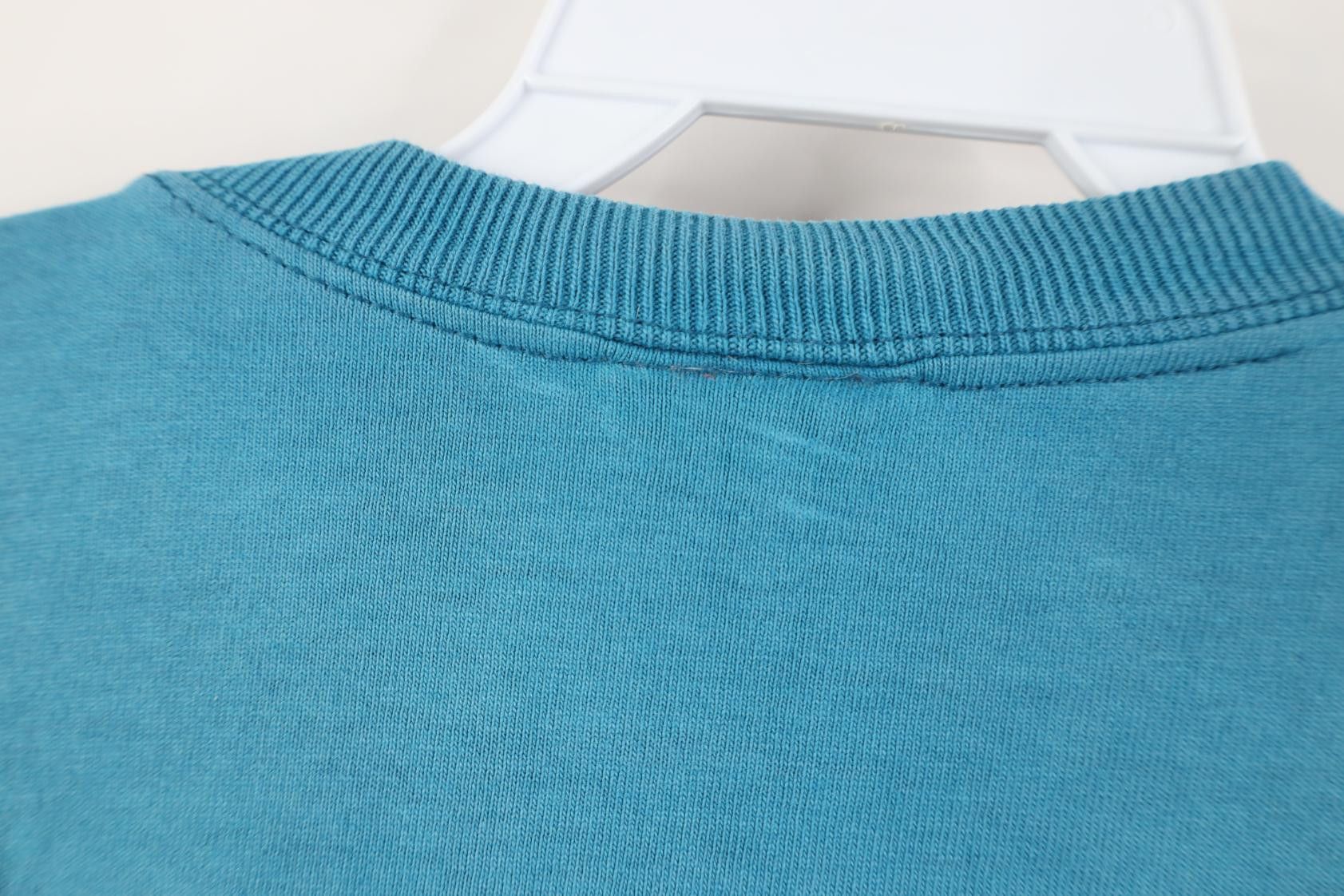Wilson Vintage 90s Wilson Blank Heavyweight Cotton T-Shirt Blue Size US XXL / EU 58 / 5 - 13 Thumbnail