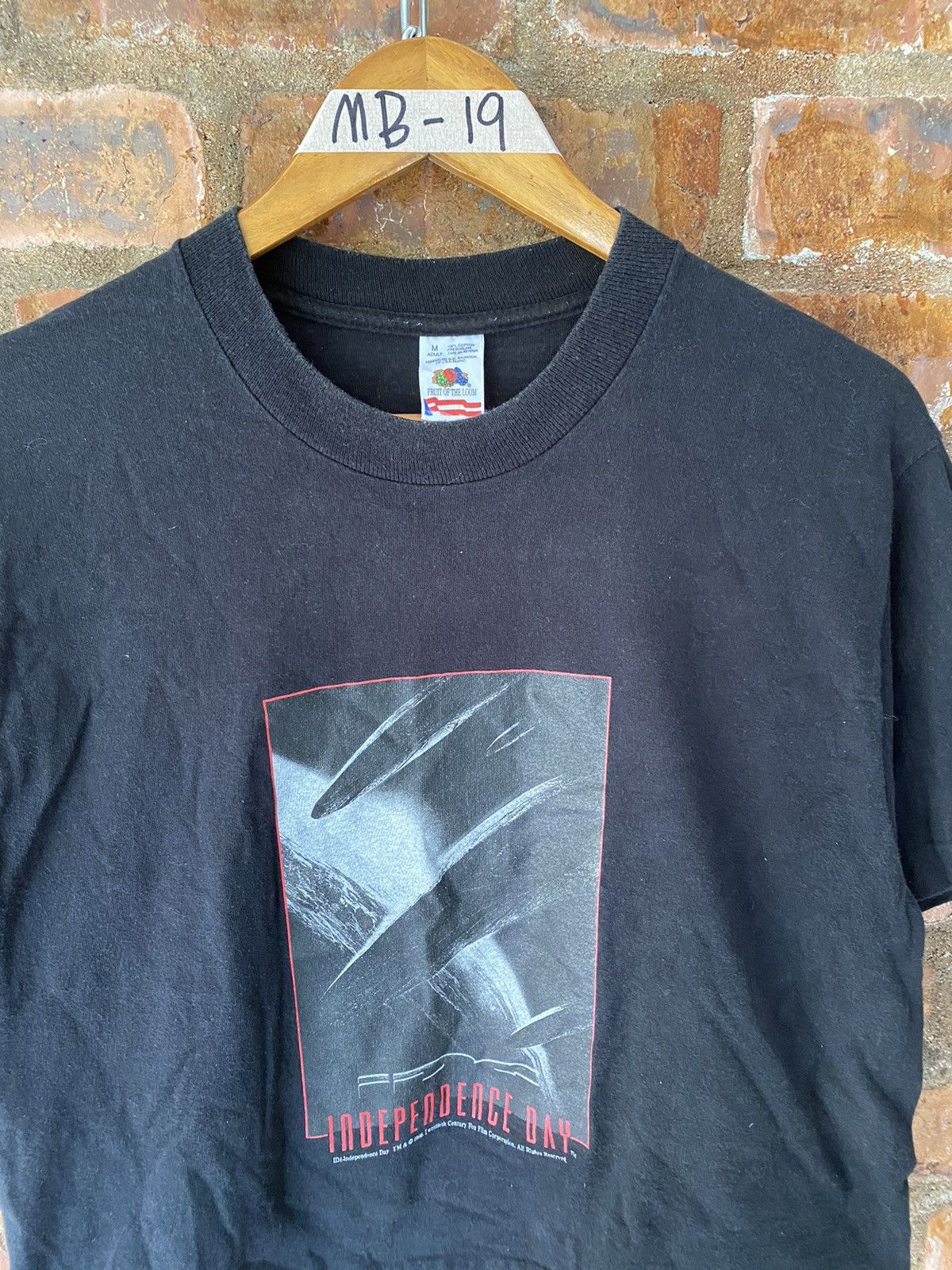 Vintage 🔥 1996 The Independent Day FOTL movie Size US M / EU 48-50 / 2 - 3 Thumbnail