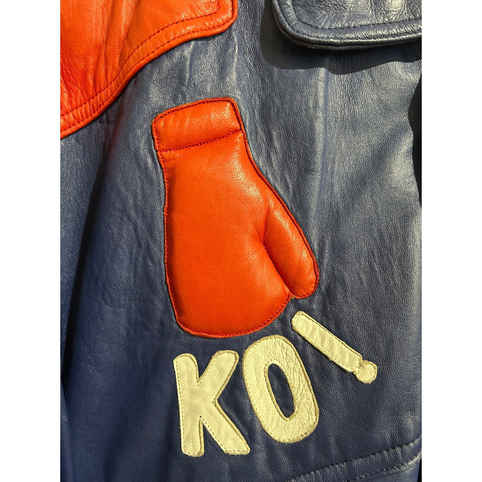 IRON MIKE TYSON JUST ANOTHER KO LEATHER JACKET XL