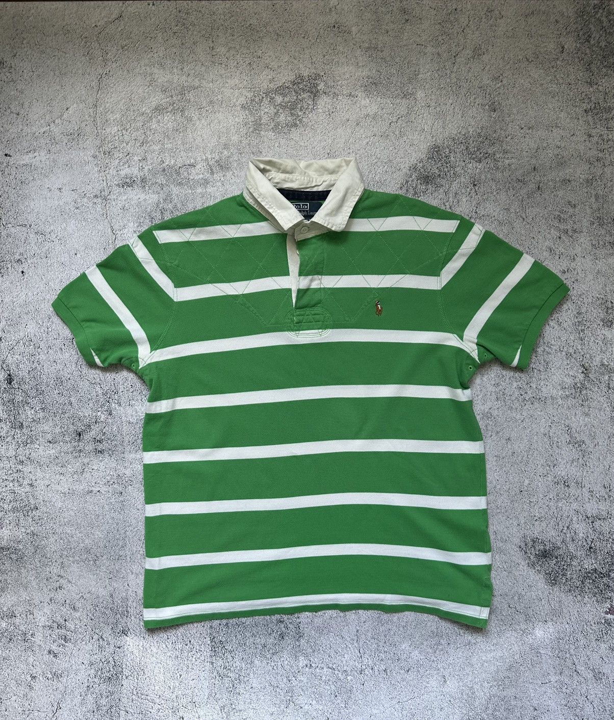 Polo Ralph Lauren Vintage Polo Ralph Lauren Green Style Logo Size US XL / EU 56 / 4 - 1 Thumbnail