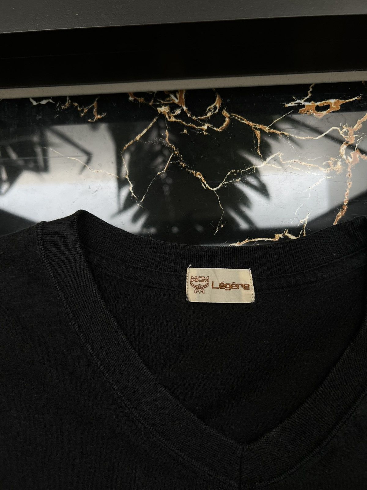 MCM × Vintage 90's MCM RETRO SUNFADED Y2K AVANT-GARDE SMALL LOGO TEE Size US L / EU 52-54 / 3 - 3 Thumbnail