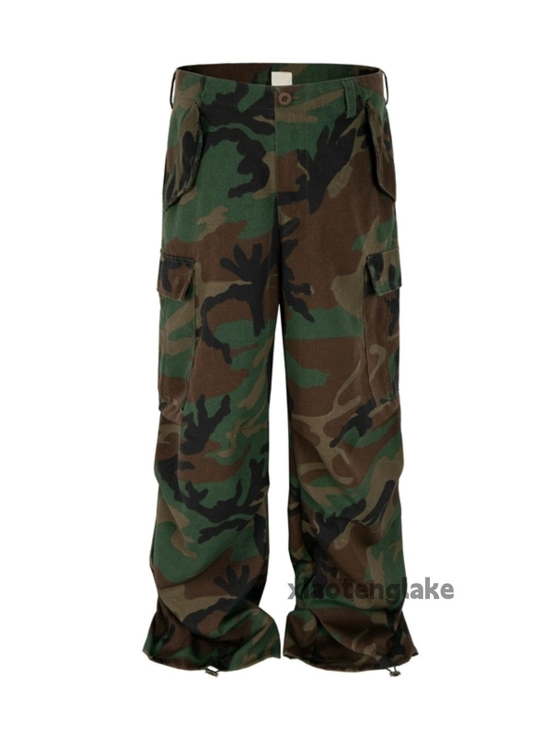Designer × Japanese Brand × Vintage Utility military loose hiphop y2k pattern camo cargo pants Size US 34 / EU 50 - 7 Thumbnail