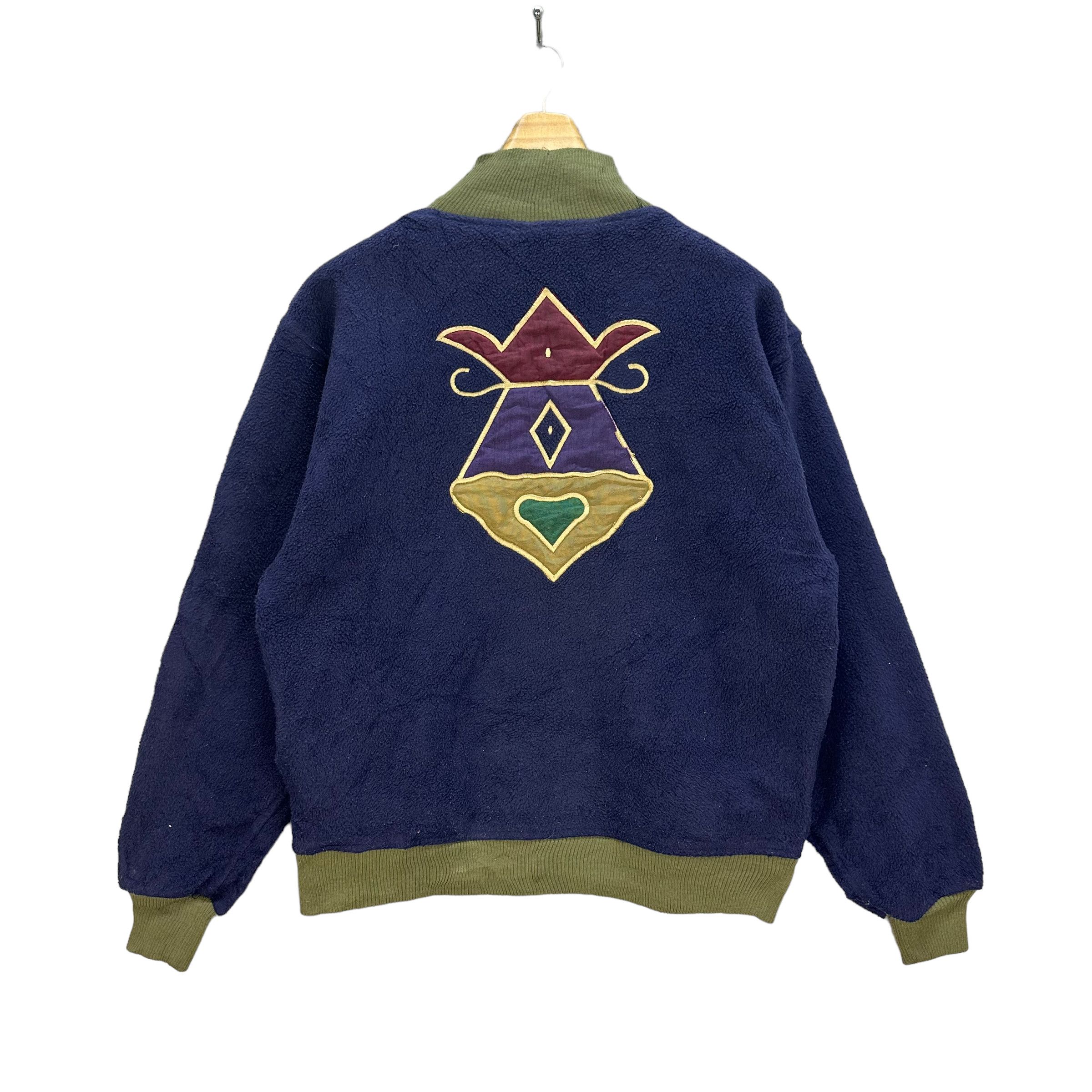 Japanese Brand MILLET NICE DESIGN FLEECE #8059-199 Size US S / EU 44-46 / 1 - 10 Thumbnail