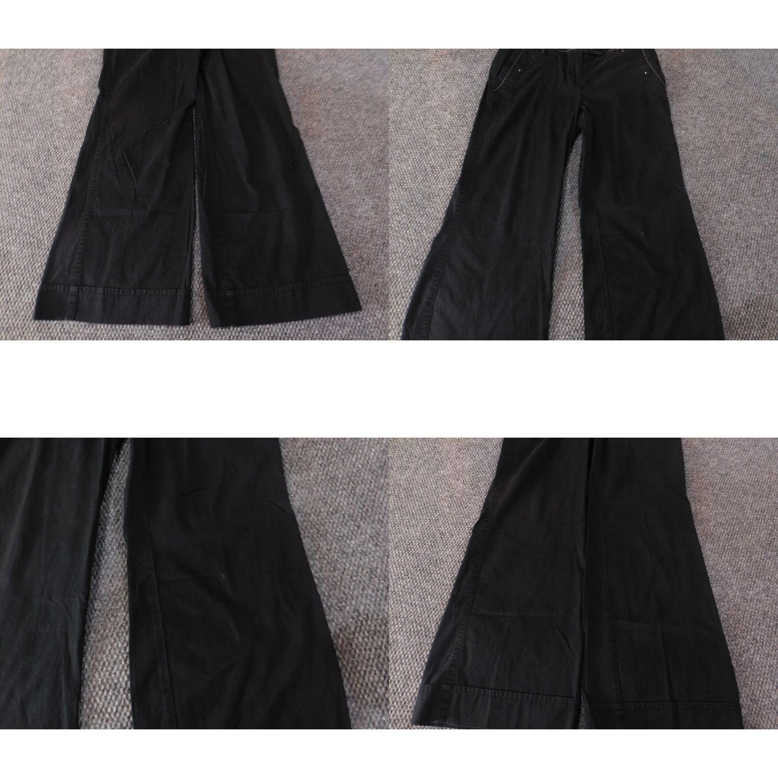 Ann Taylor Ann Taylor Loft Pants Womens Chino Straight 8 Black Cotton Spandex Knit Inseam 30 Comfort Casual Regular Medium Rise 8.5-10.5 Inseam 30 Black Size 30" / US 8 / IT 44 - 8 Thumbnail