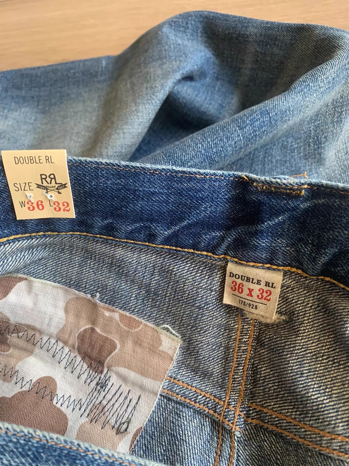 RRL Ralph Lauren RRL 5P Averie Wash Distressed Loose Straight Jeans Size US 36 / EU 52 - 5 Thumbnail