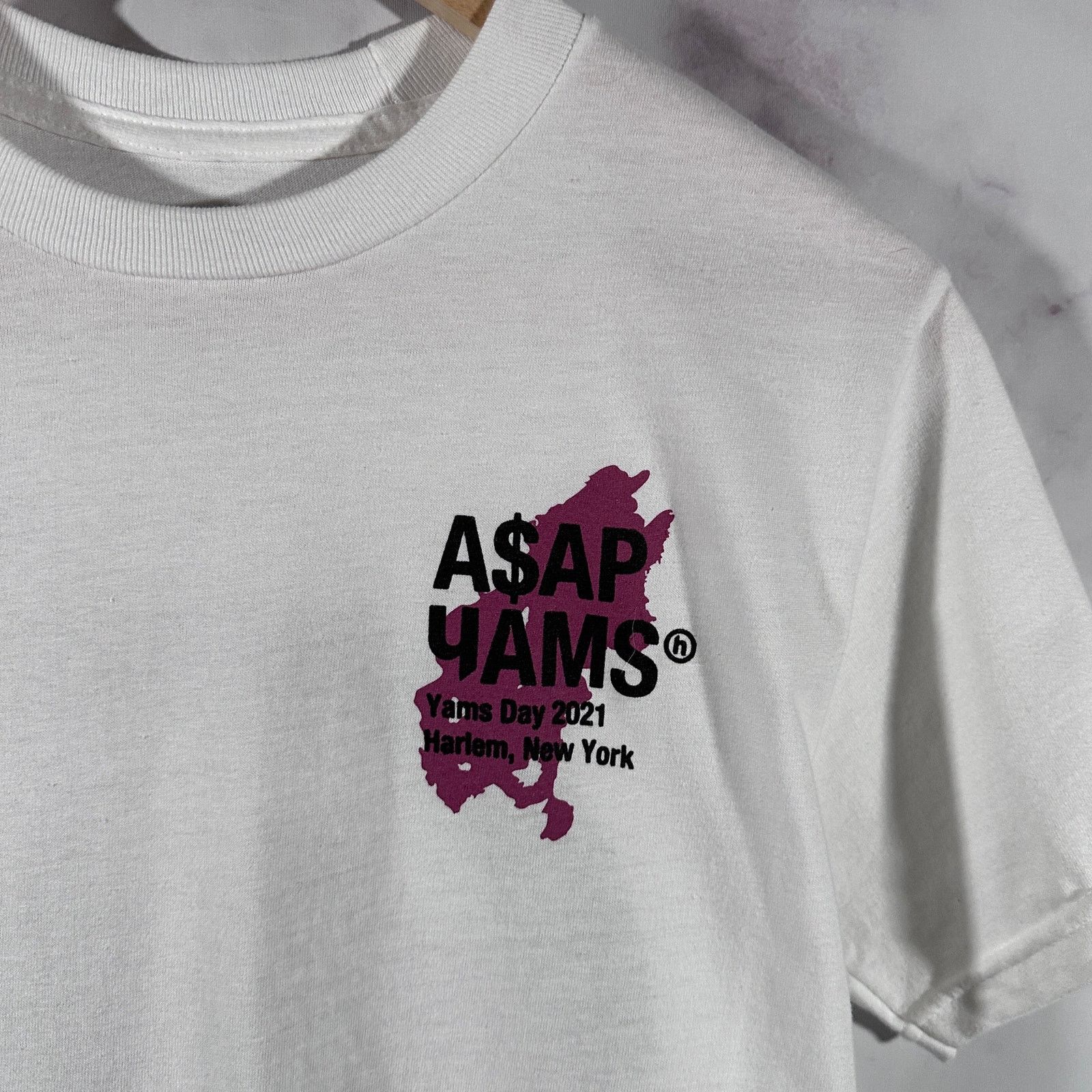 HIDDEN Hidden NY Yams Day 2021 White Tee Size US S / EU 44-46 / 1 - 4 Thumbnail