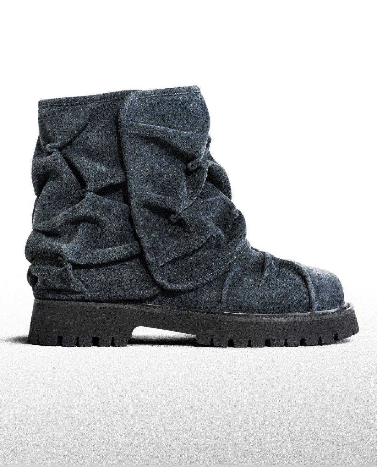 Bad Son Badson Pinch Boot Dark Grey Suede Size US 12 / EU 45 - 1 Thumbnail