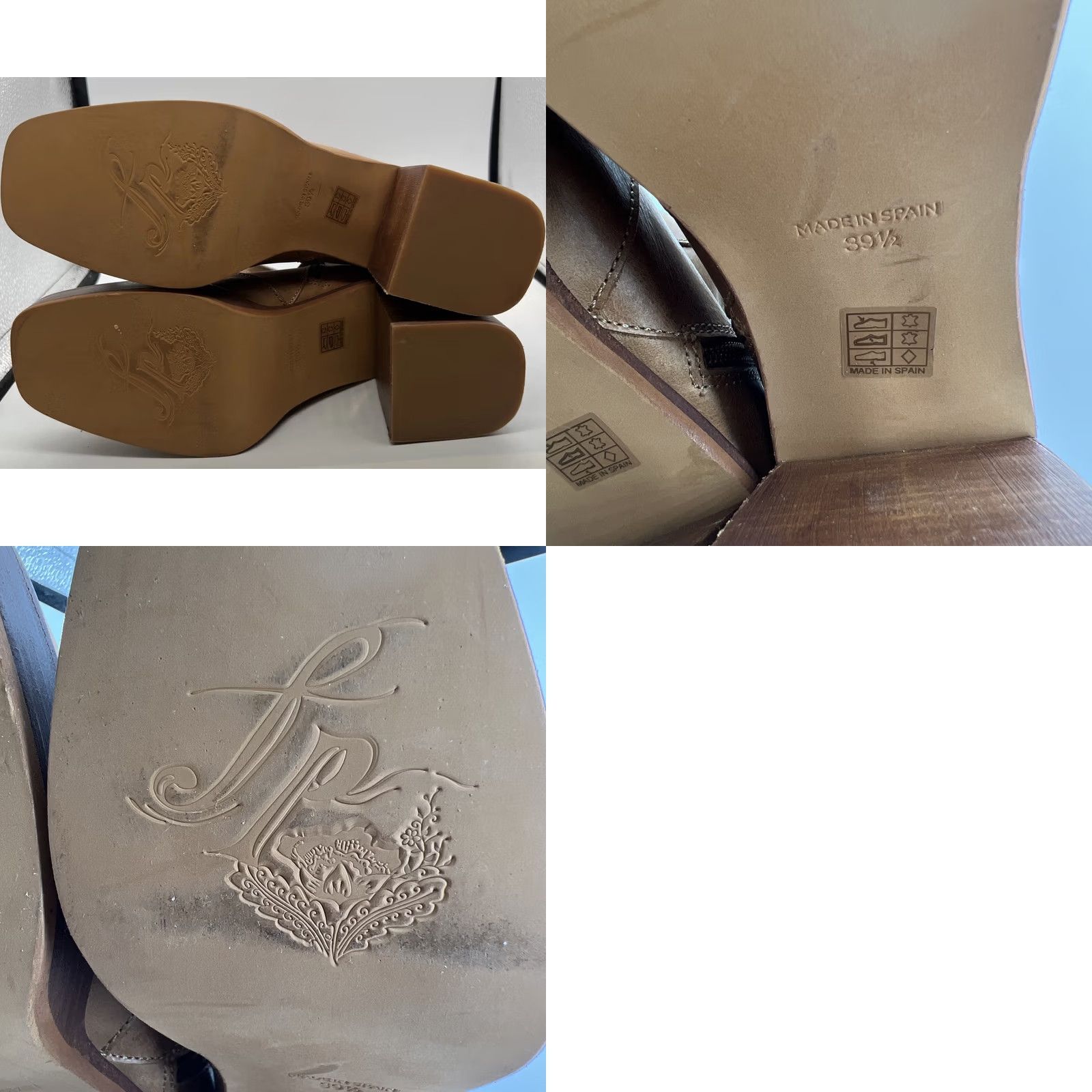 Free People Free People Ruby Platform Ankle Boots Womens 9.5 Brown Leather Chunky Heel Size US 10 / IT 40 - 10 Thumbnail