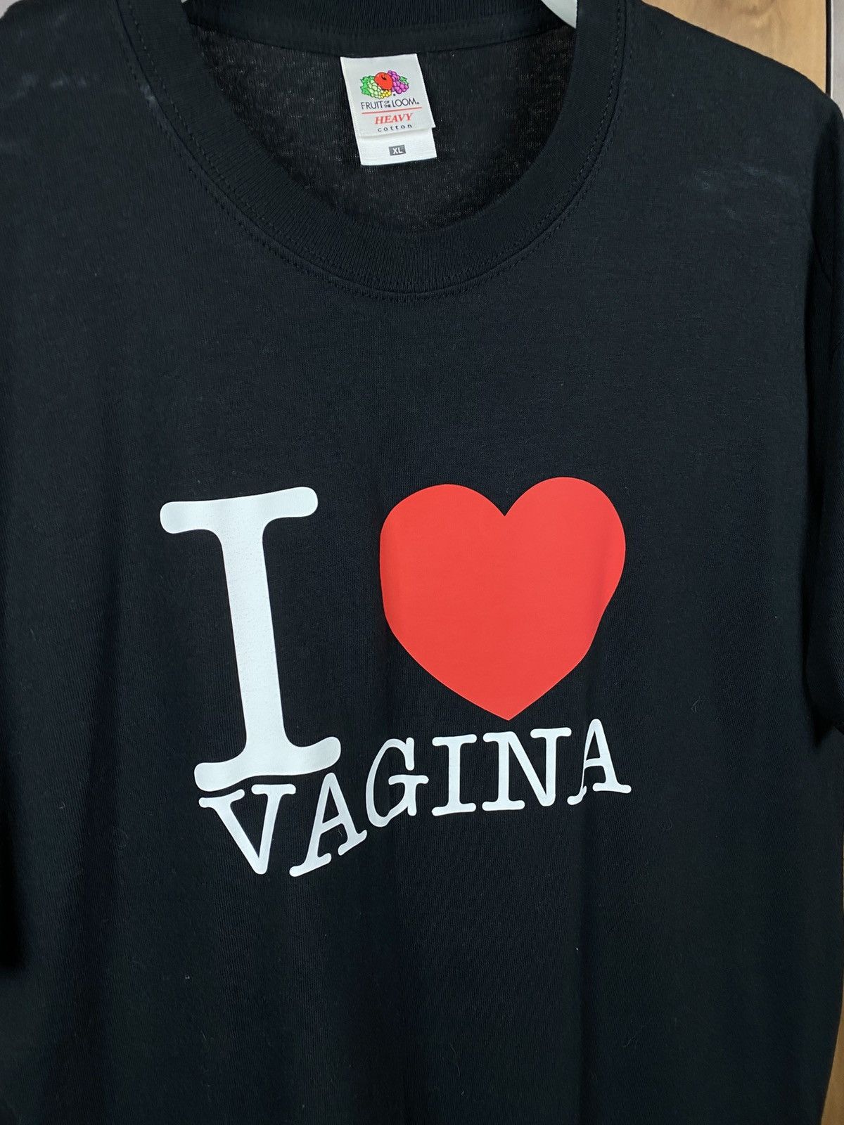 Vintage ❤️Vintage 00s T-Shirt I Love Vagina VTG Humor Tee❤️ Size US XL / EU 56 / 4 - 2 Thumbnail