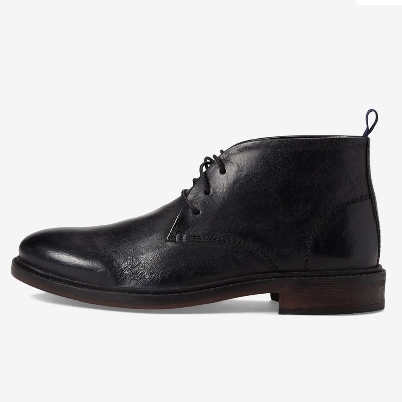 Steve Madden Steve Madden Men's Leather Black Chukka Boots Lace Up 11.5 Size US 11.5 / EU 44-45 - 6 Thumbnail