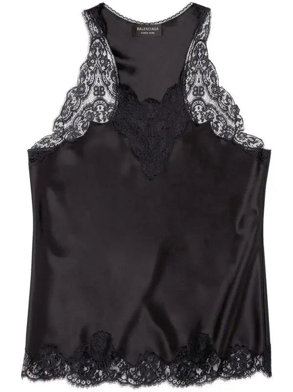 Balenciaga o1y0625 Tank Top in Black Size M / US 6-8 / IT 42-44 - 1 Thumbnail