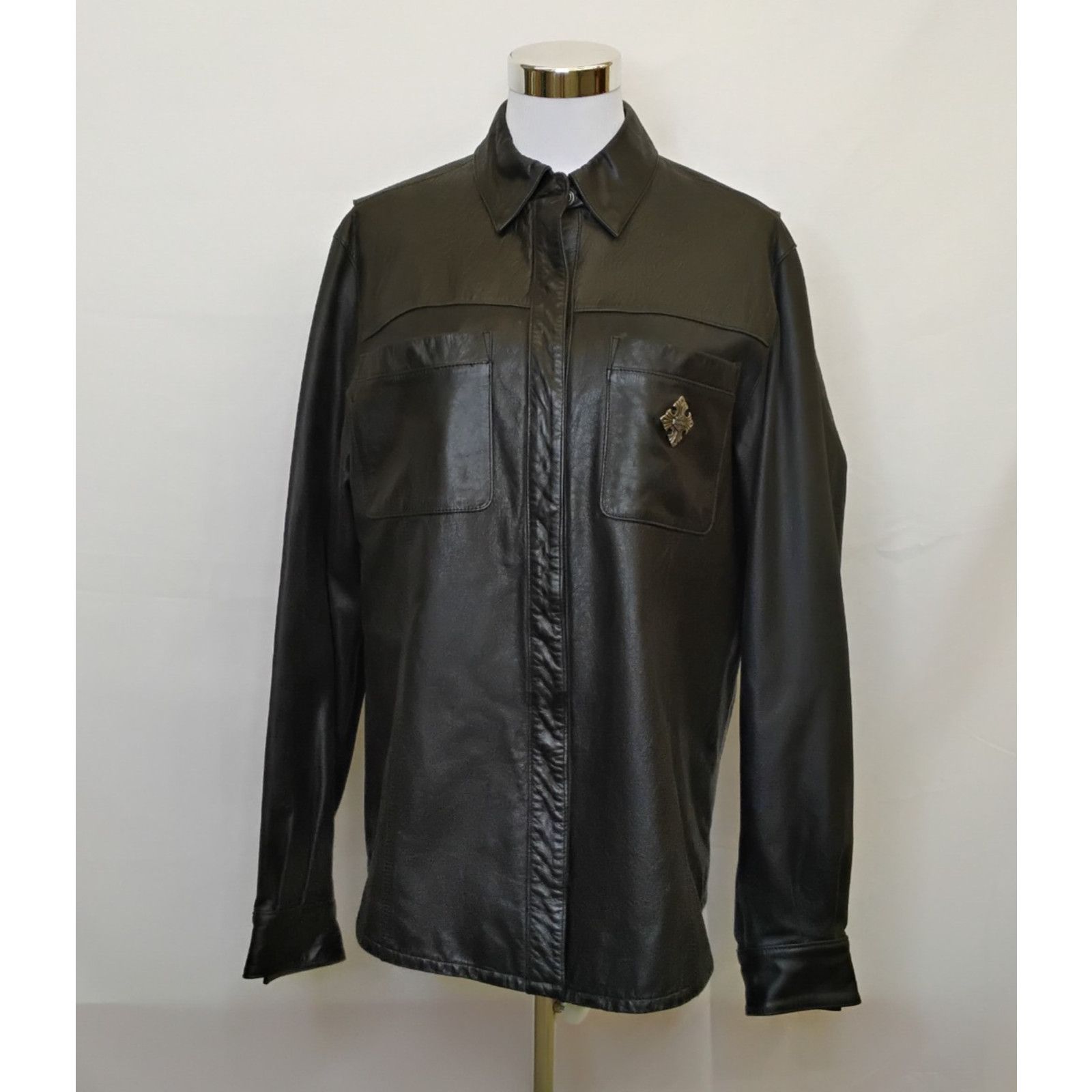 Harley Davidson Harley Davidson Leather Jacket Women's L Black Embossed Size L / US 10 / IT 46 - 2 Thumbnail