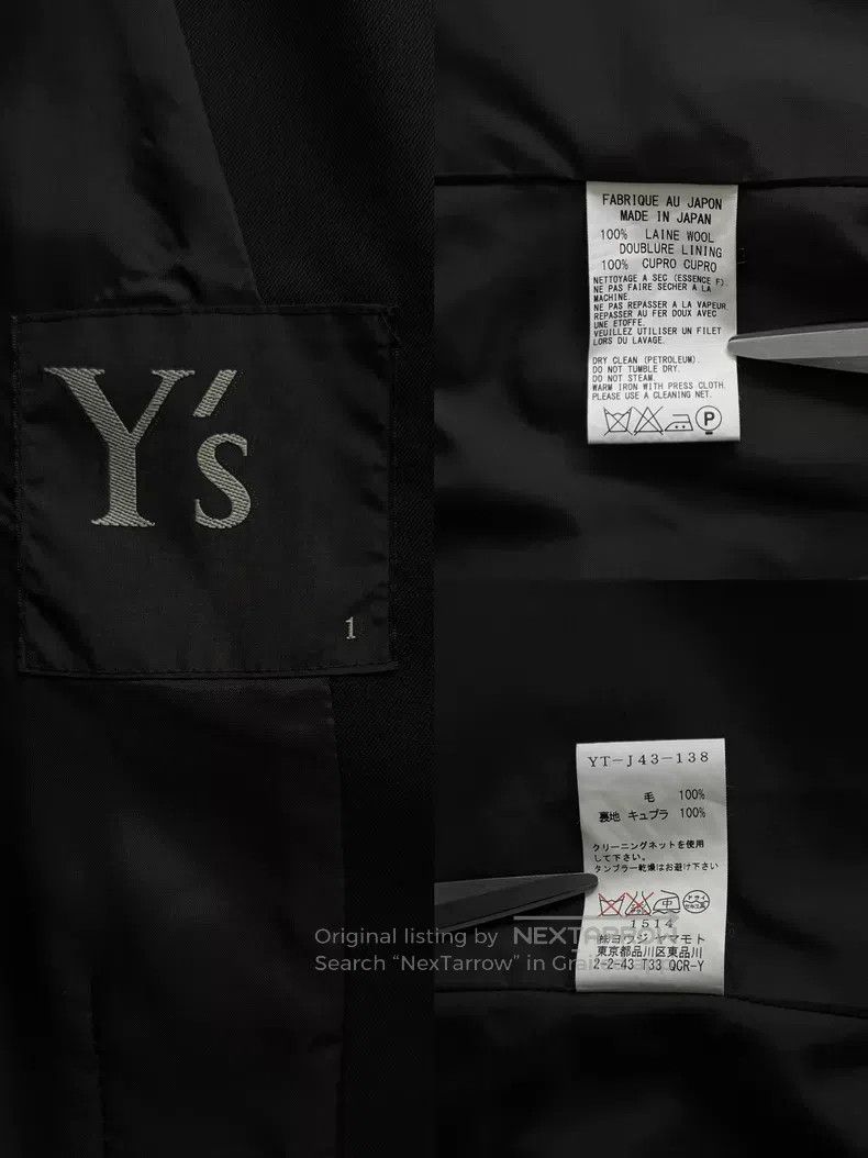 Yohji Yamamoto Yohji Yamamoto size 1 07SS Japanese Minimalist Suit Jacket Size S / US 4 / IT 40 - 8 Thumbnail