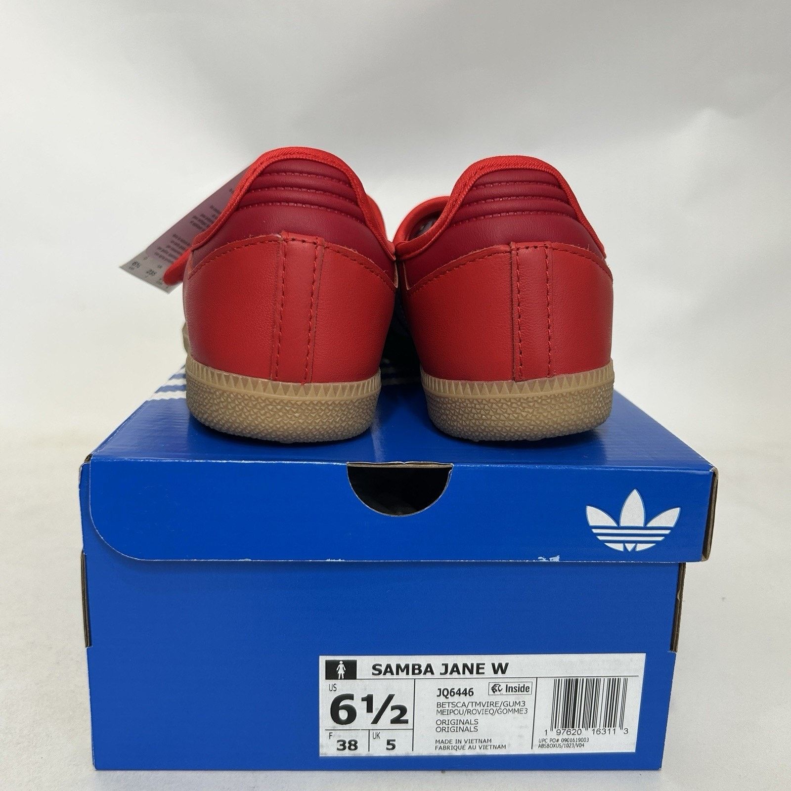 Adidas Adidas Samba Jane WMNS “Scarlet Red White Gum” JQ6446 Size US 6.5 / IT 36.5 - 4 Thumbnail