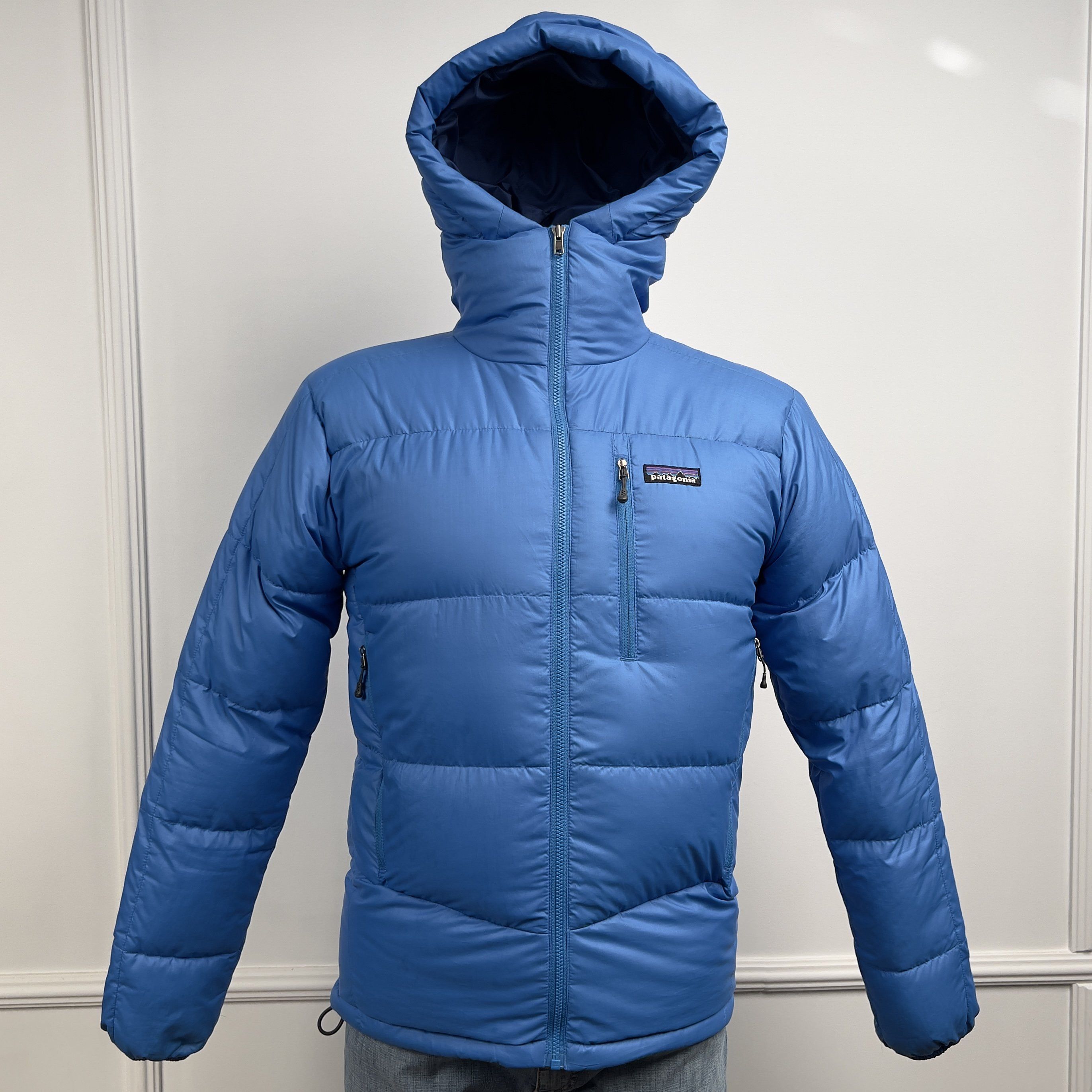Patagonia Fitz Roy Down Hoody Parka Jacket Blue Men`s Size US XS / EU 42 / 0 - 1 Thumbnail