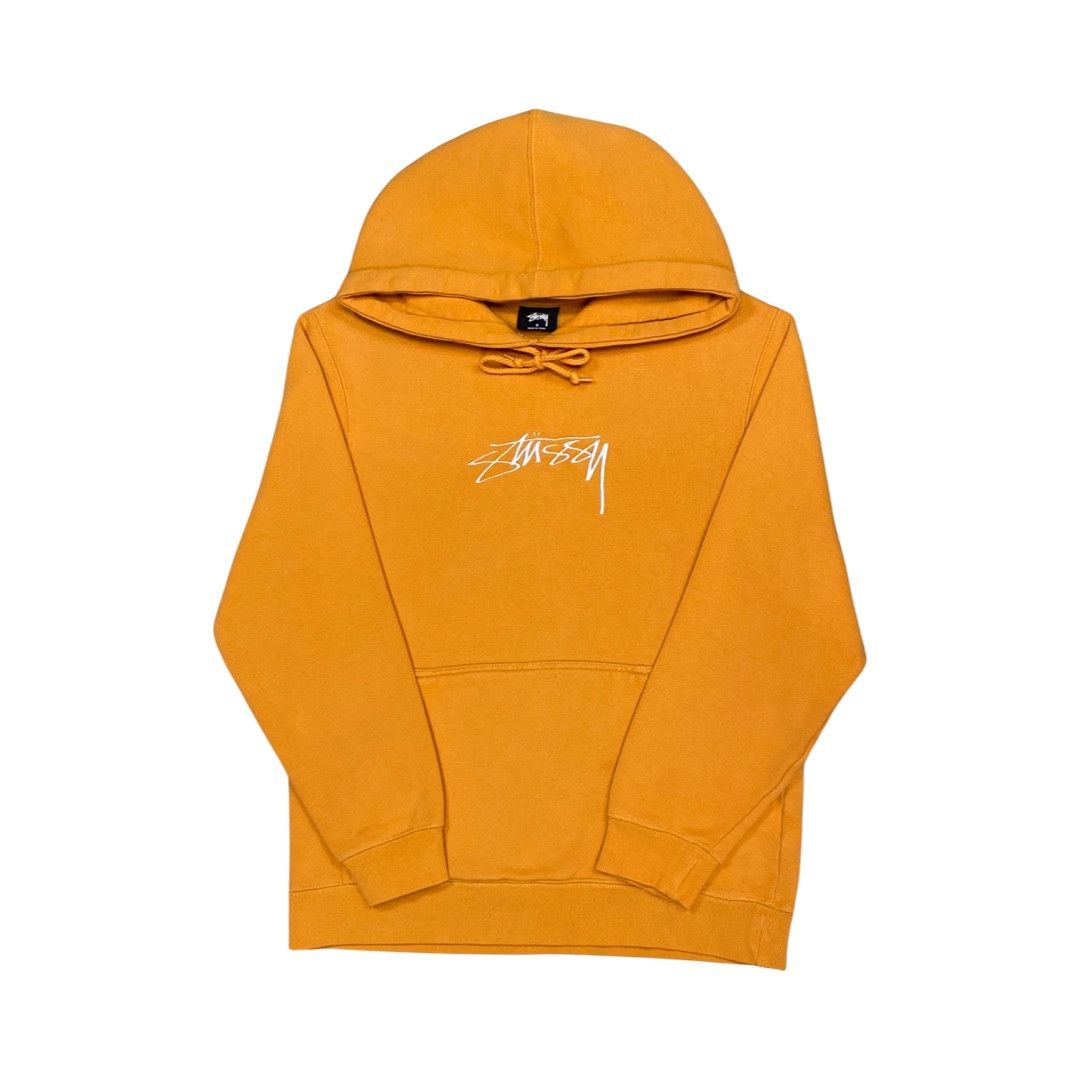 Orange stussy sweatshirt sale