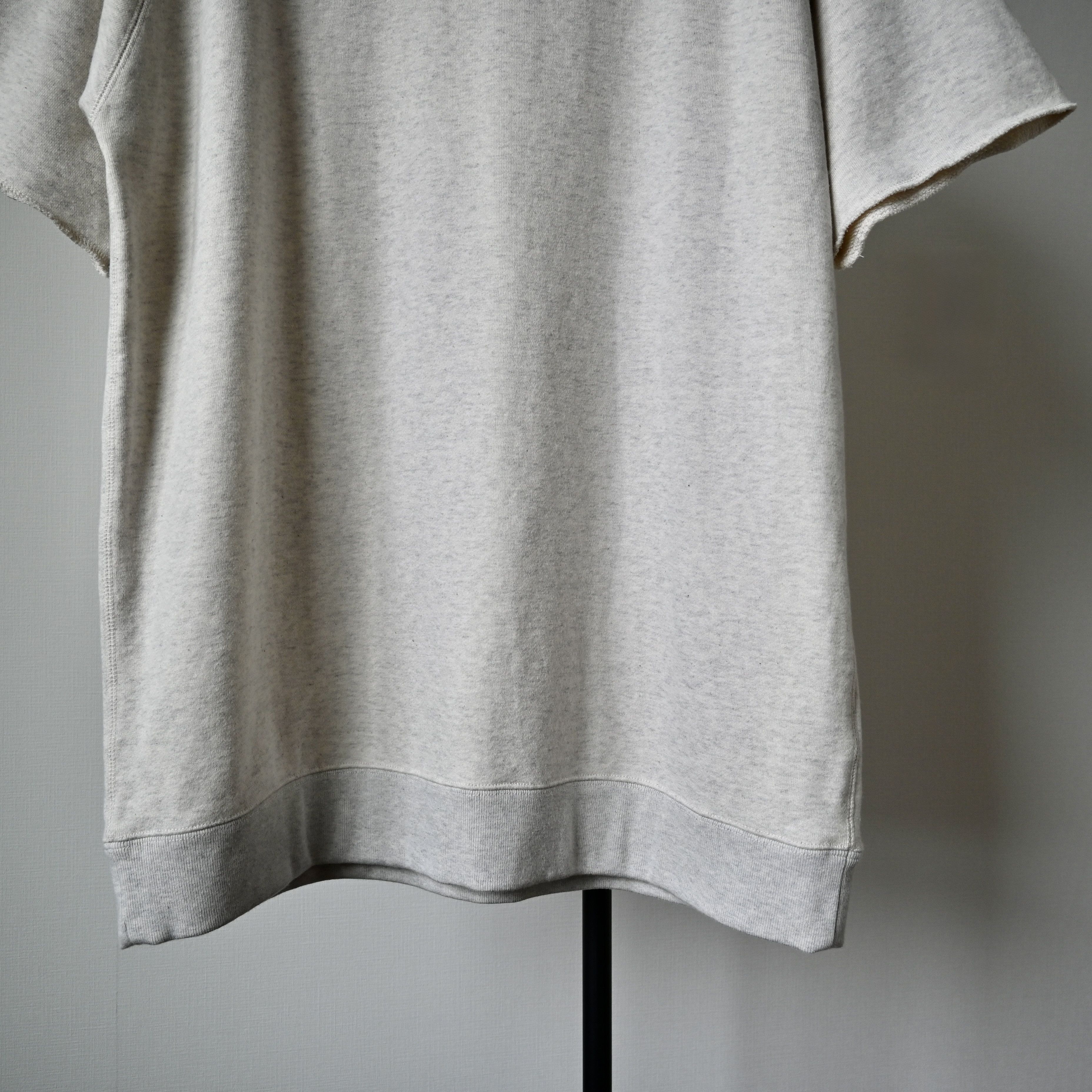 Beams Plus BEAMS Plus "Cut-off" S/S sweatshirt, Oatmeal, made in Japan Size US XL / EU 56 / 4 - 6 Thumbnail
