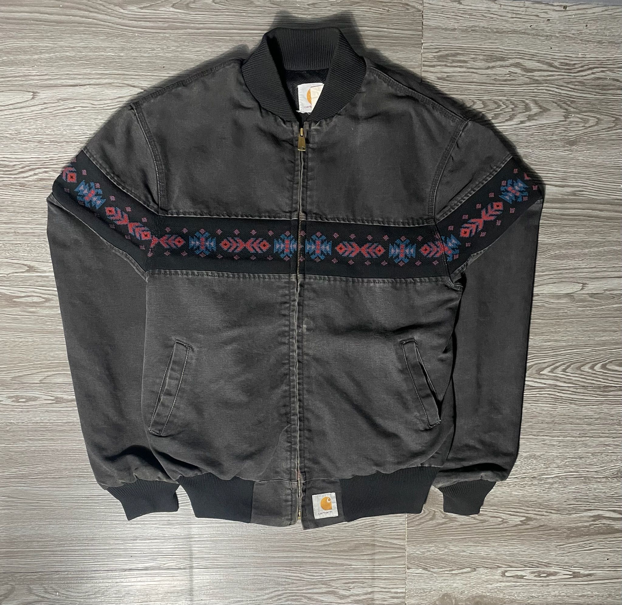 Carhartt × Streetwear × Vintage Carhartt Aztec Jacket