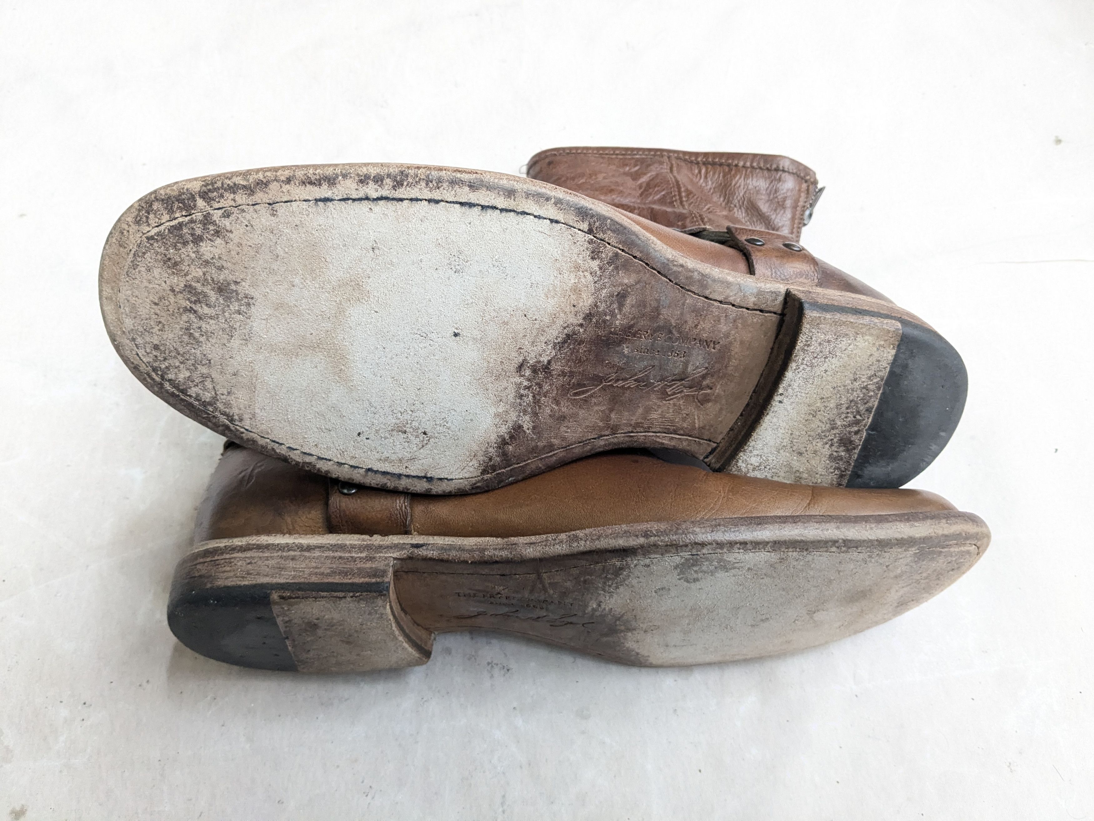 Frye Frye Harness Brown Leather 9.5 Leather Buckle Punk Size US 9.5 / EU 42-43 - 16 Thumbnail