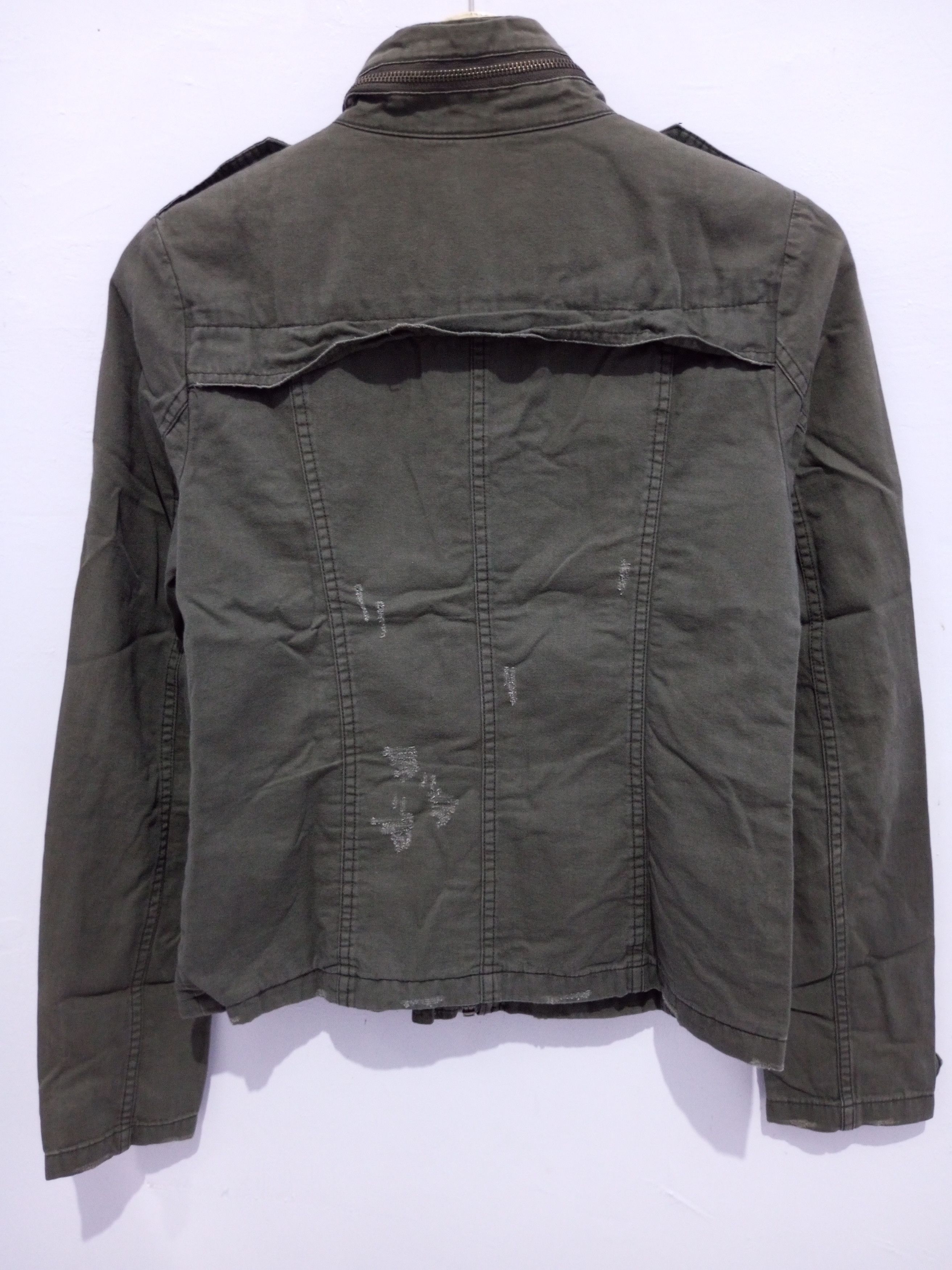 Other Japanese brand blue wash distressed jacket Size US S / EU 44-46 / 1 - 13 Thumbnail
