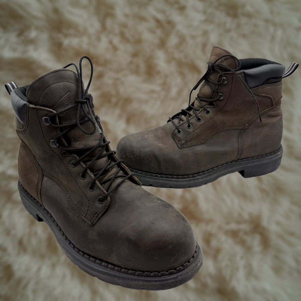 Red Wing Red Wing 4433 Boots Men 13 Brown Waterproof Steel Toe Met Guard Work Supersole Size US 13 / EU 46 - 1 Thumbnail