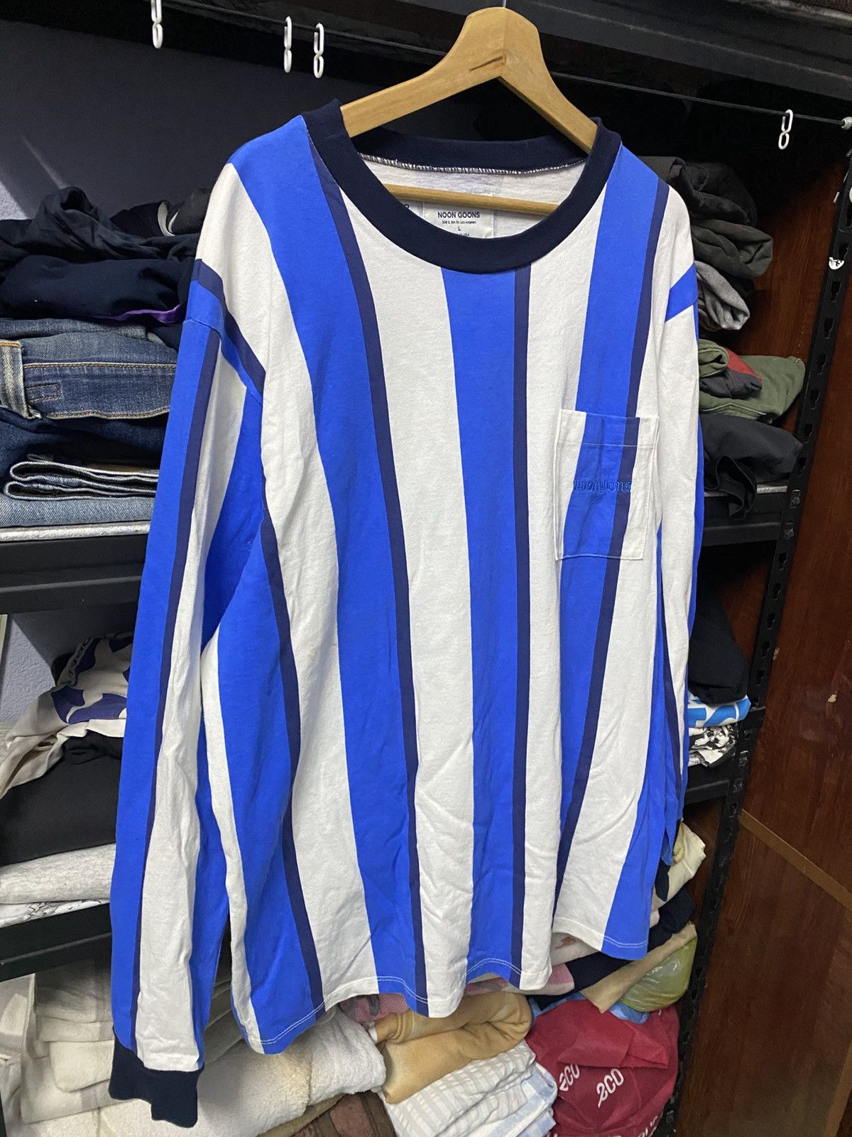 Noon Goons Noon Goons Long Sleeve Stripe Size US L / EU 52-54 / 3 - 3 Thumbnail