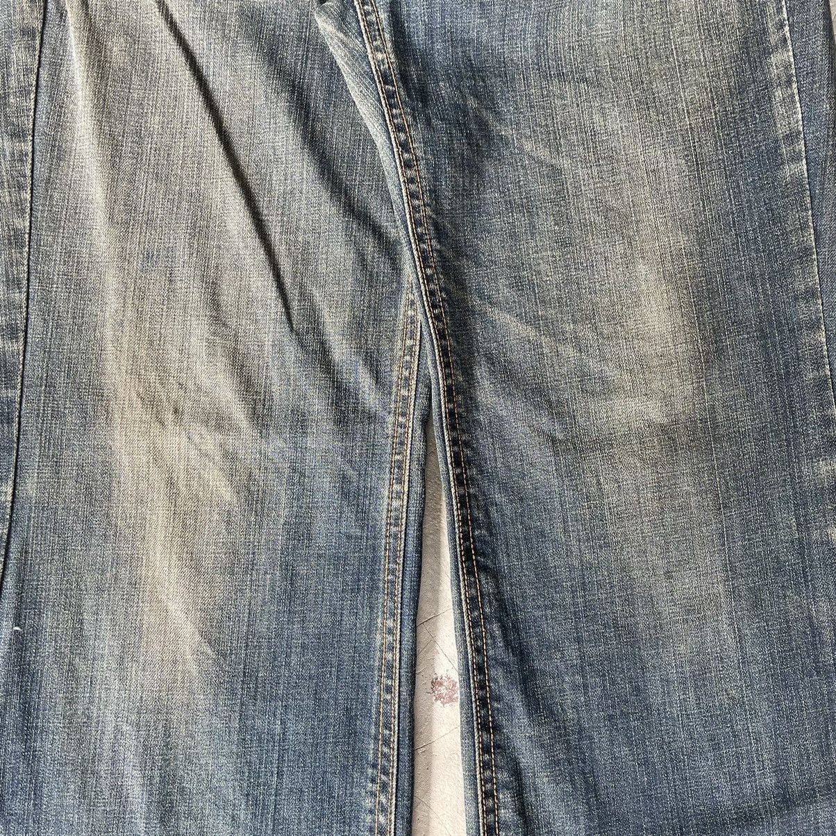 Southpole Y2K CRUX DENIM BAGGY BUCKLE DISTRESSED JEANS LONDON FLAG Size US 32 / EU 48 - 9 Thumbnail