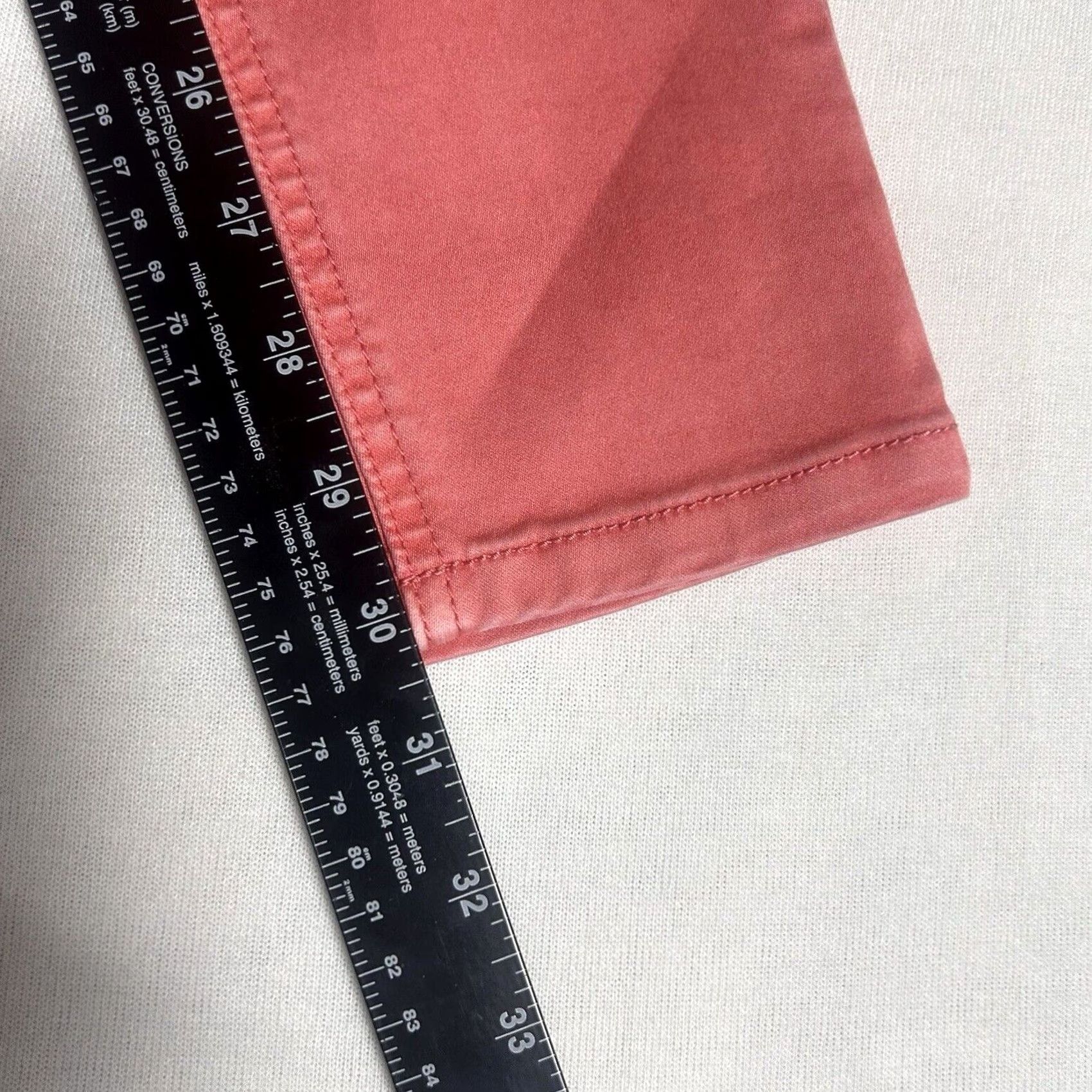 Vintage Maurices Skinny Jeans Womens XS Pink Denim Low Rise Casual Stretch Jeans Size 26" / US 2 / IT 38 - 7 Thumbnail