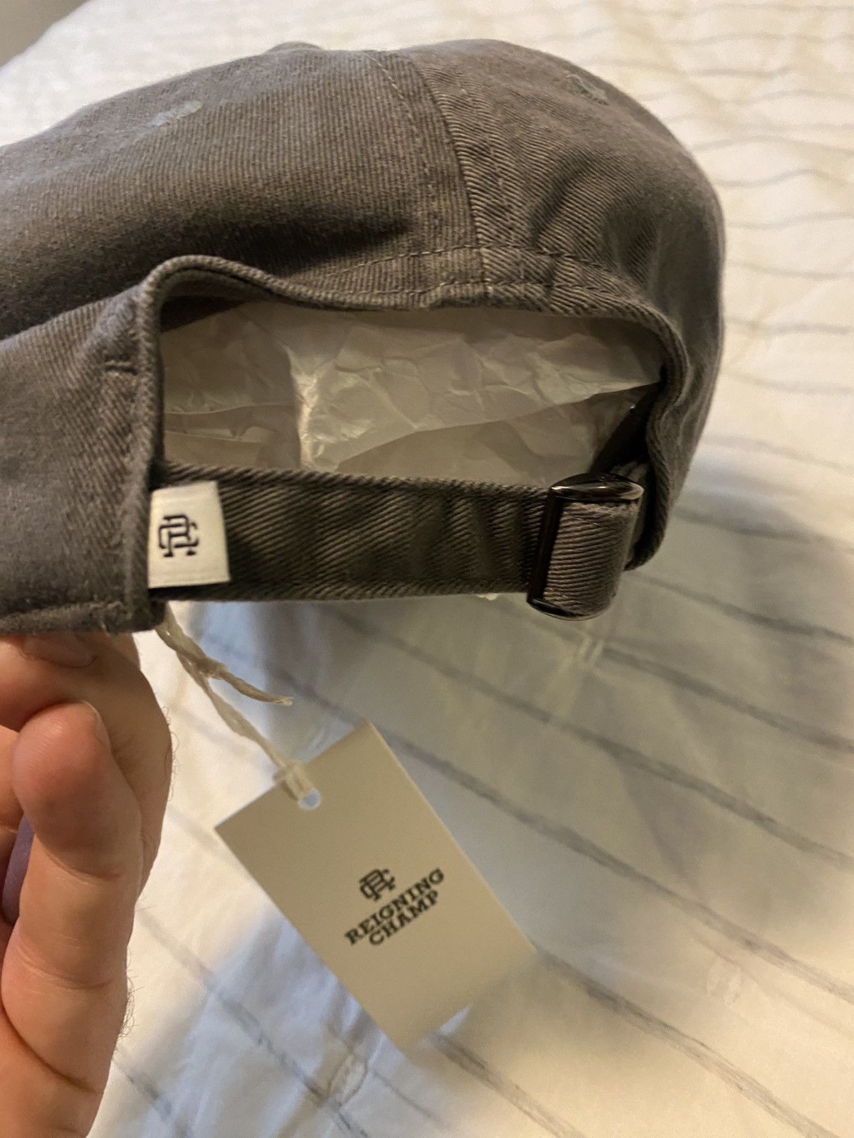 Reigning Champ Reigning Champ Cotton Chino Hat Gray NWT Size ONE SIZE - 6 Thumbnail