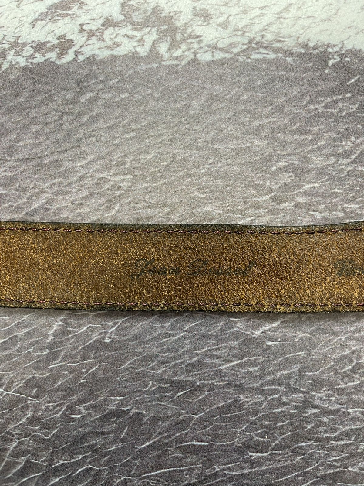 Other Vintage Cowboy brown leather made in Italy belt Size ONE SIZE - 8 Thumbnail